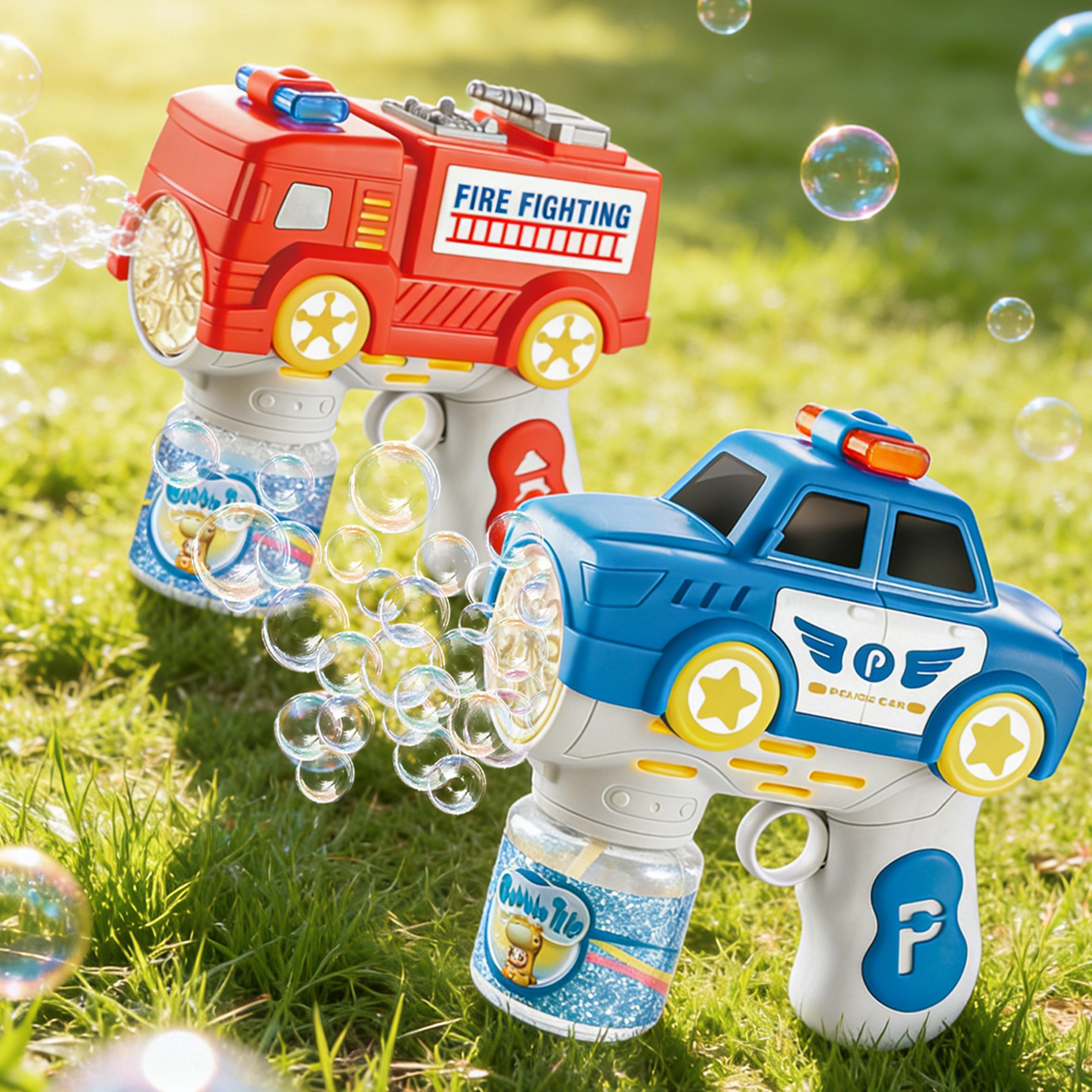 led bubble gun for kids automatic outdoor bubble blower toy