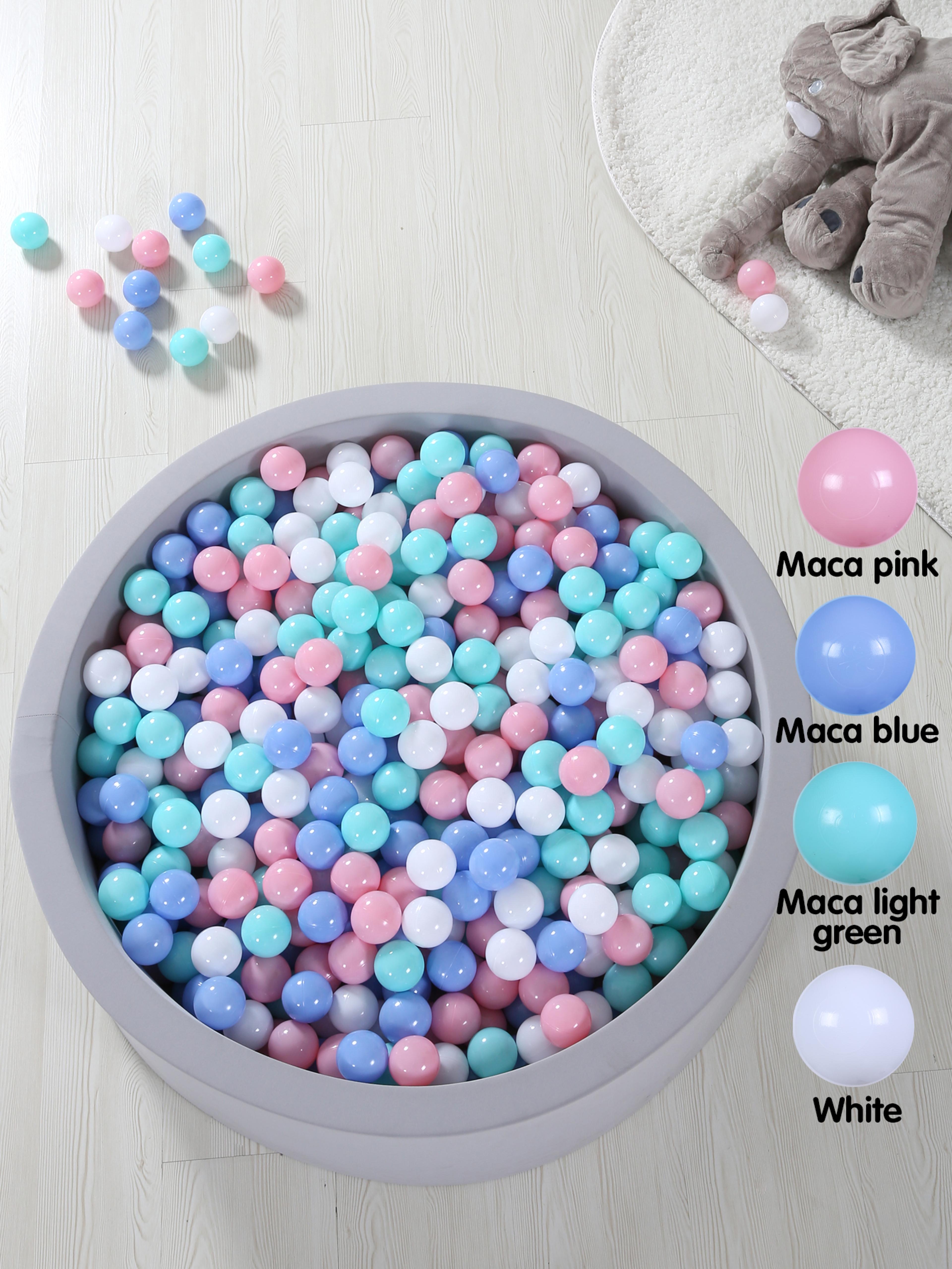 crush proof ball pit balls with storage bag for toddlers