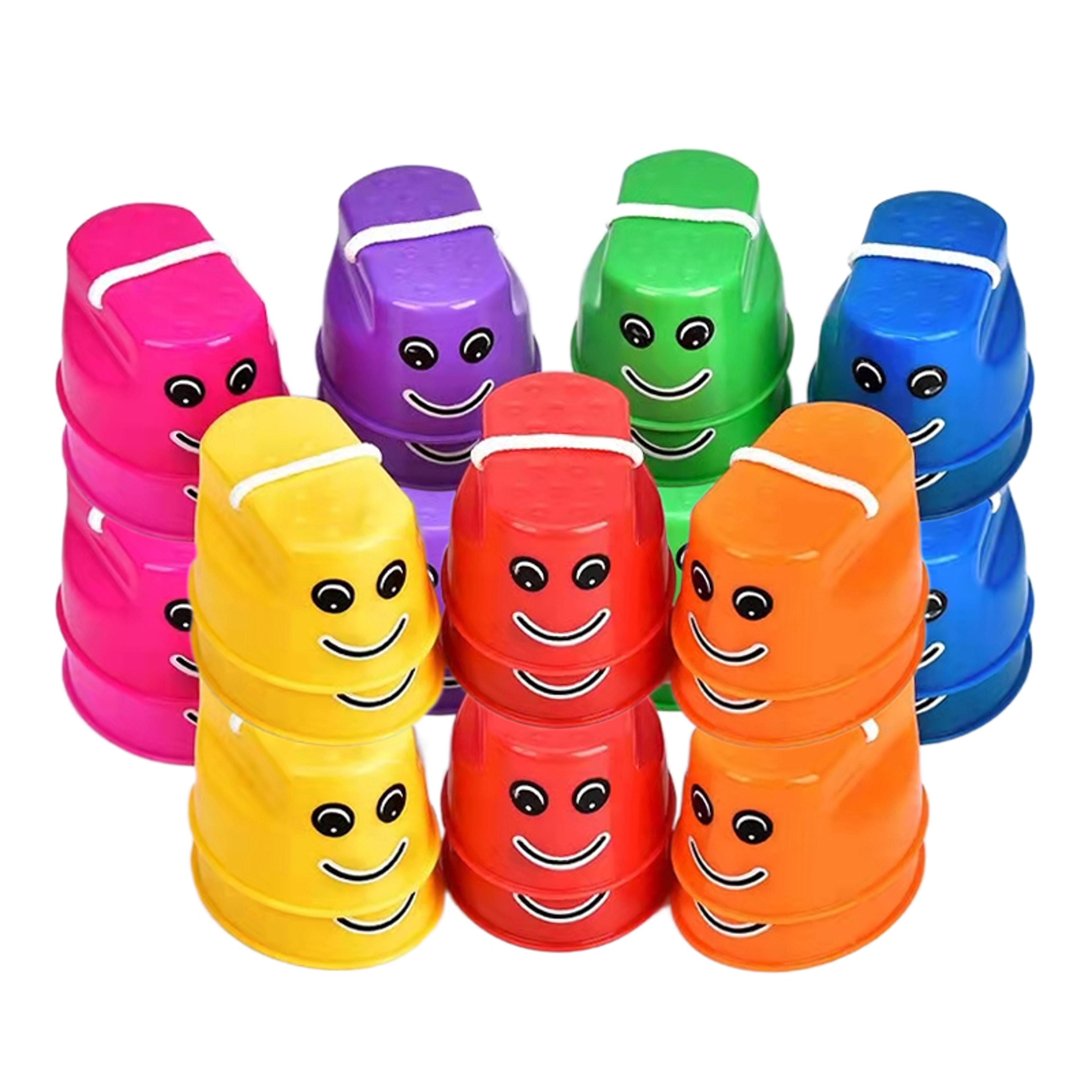kids jumping stilts set, smile balance training toys for outdoor coordination play