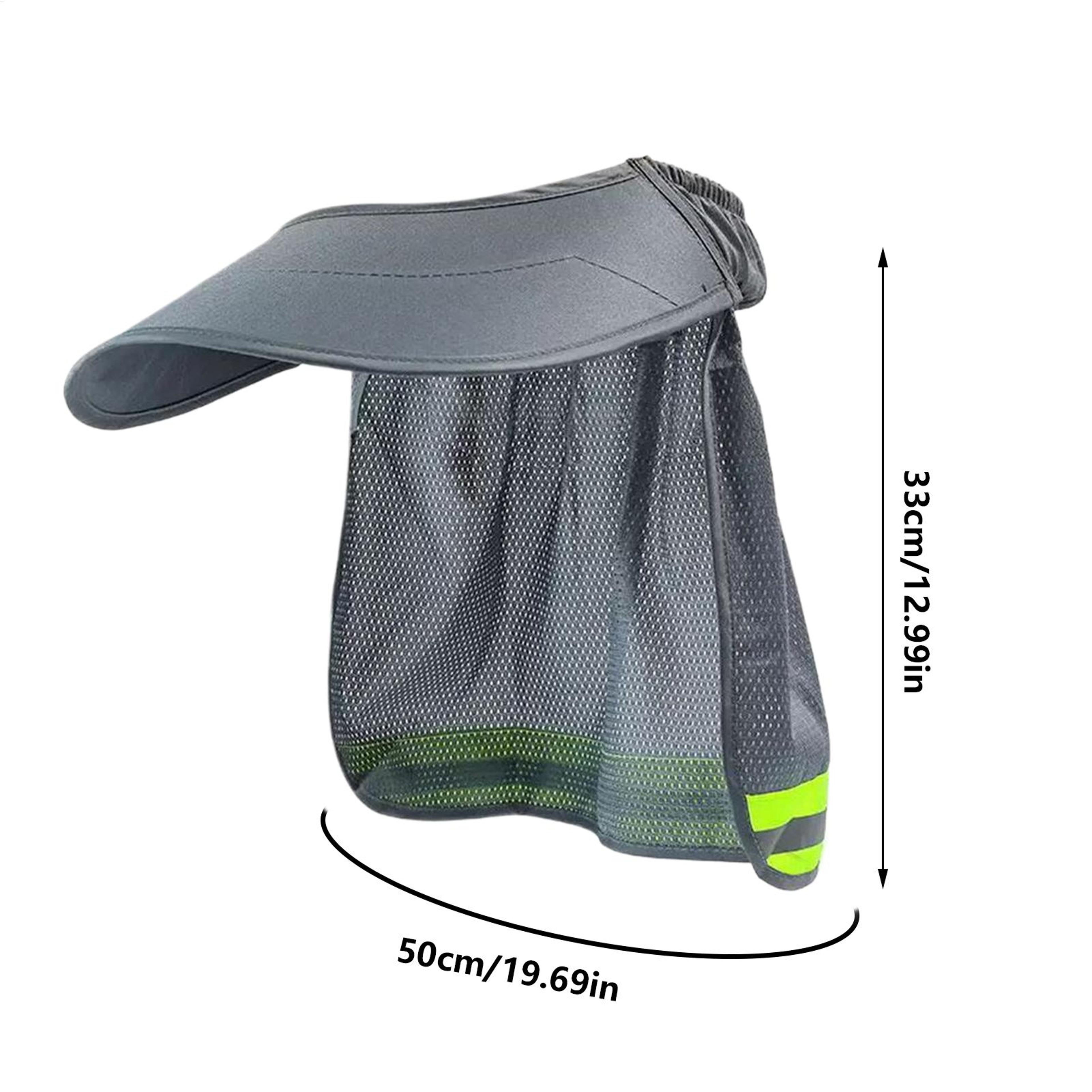 reflective hard hat sun shade neck shield for construction work