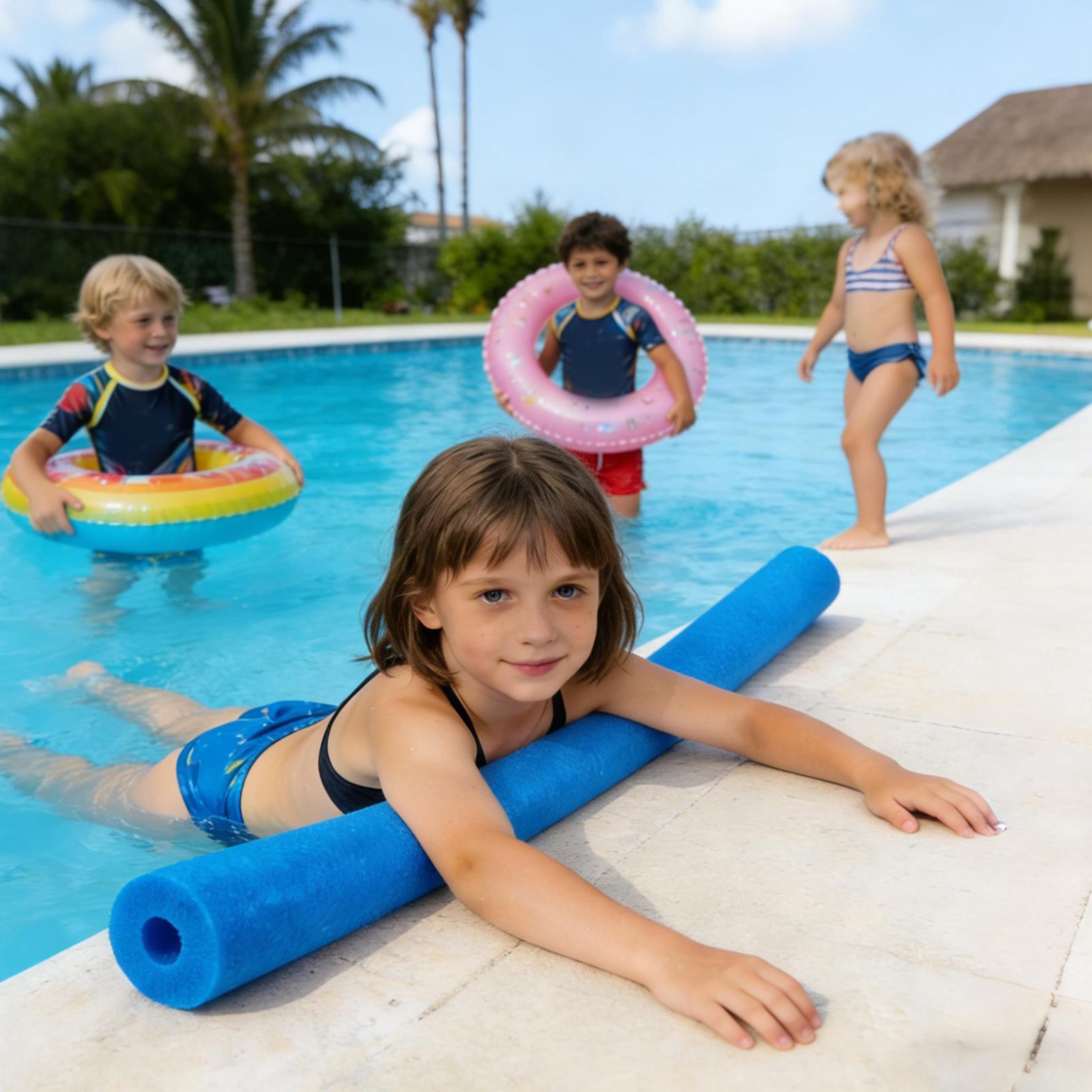 long hollow foam pool noodle float for swimming pool beach and water play