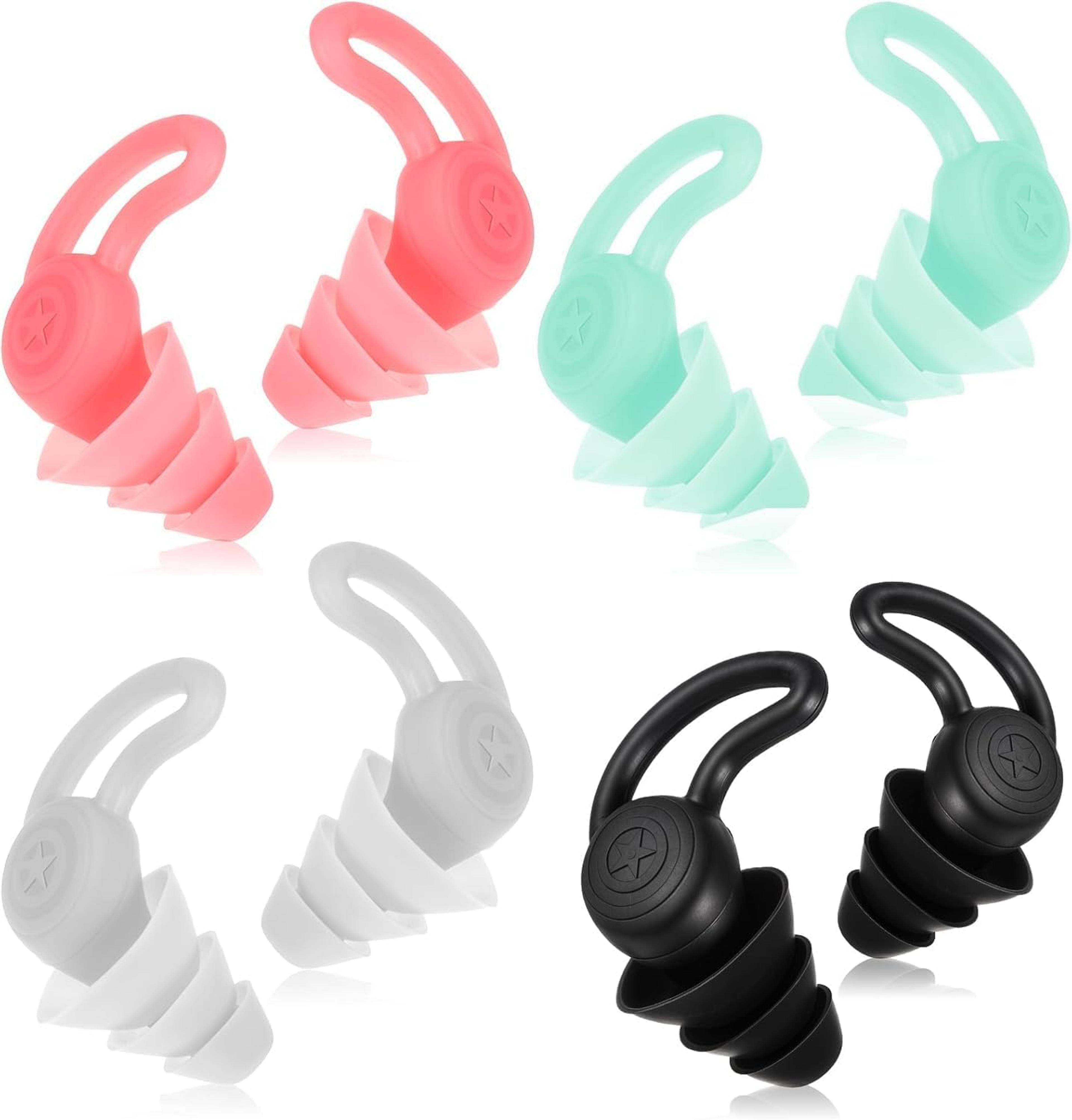 reusable silicone earplugs for sleeping swimming study and concert noise reduction