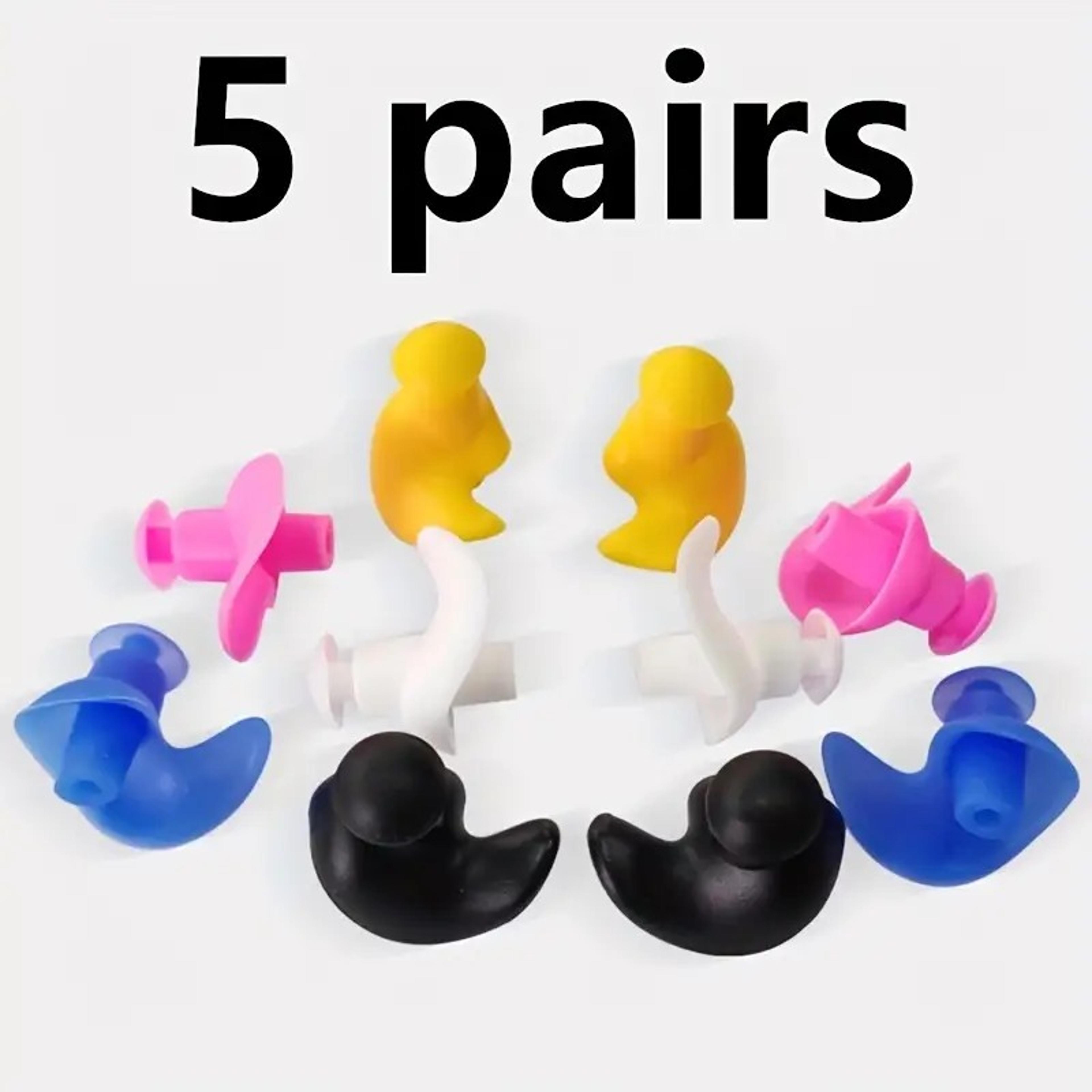 silicone swimming earplugs reusable waterproof ear plugs for sleep and water sports