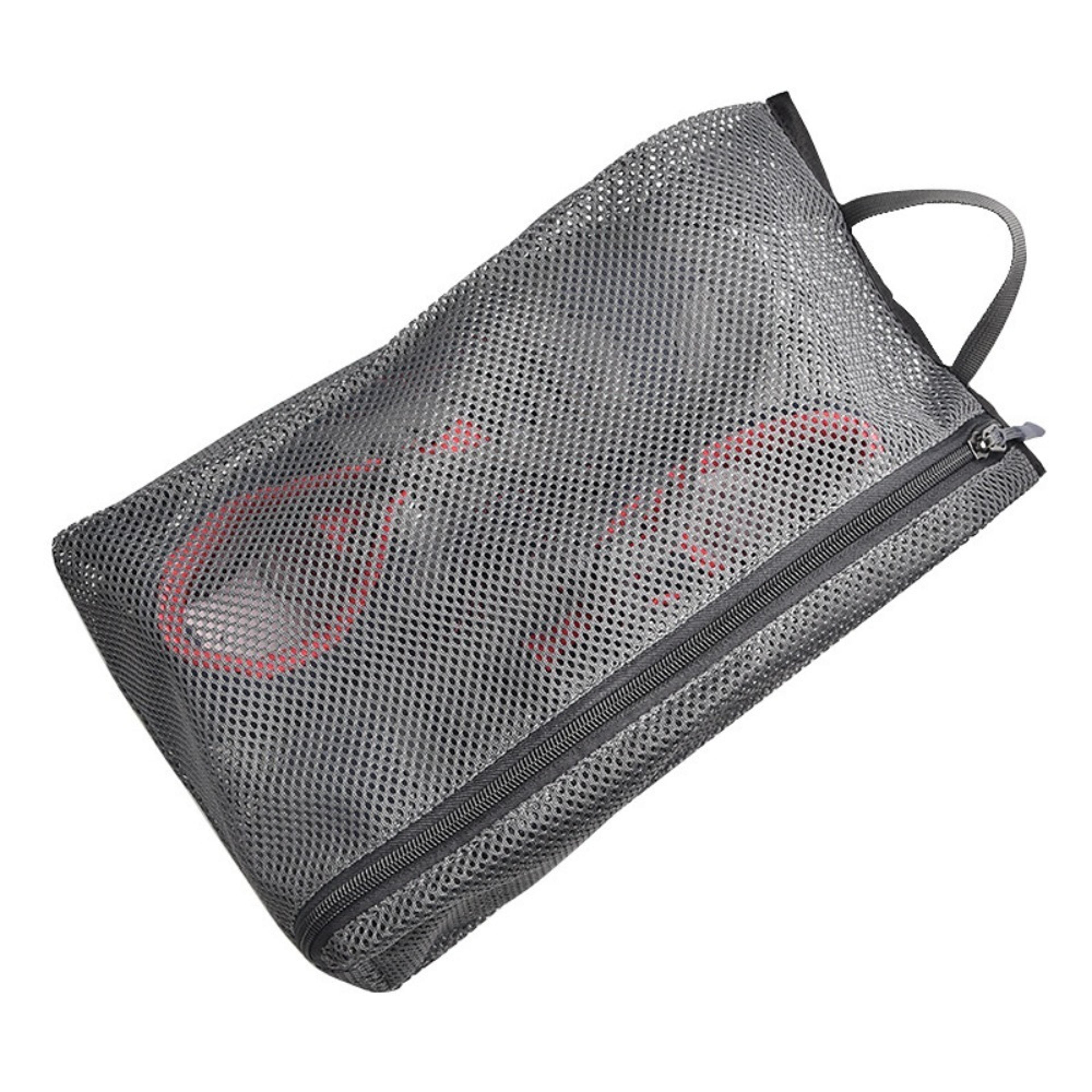 portable mesh shoe bag for swimming travel and outdoor gear storage