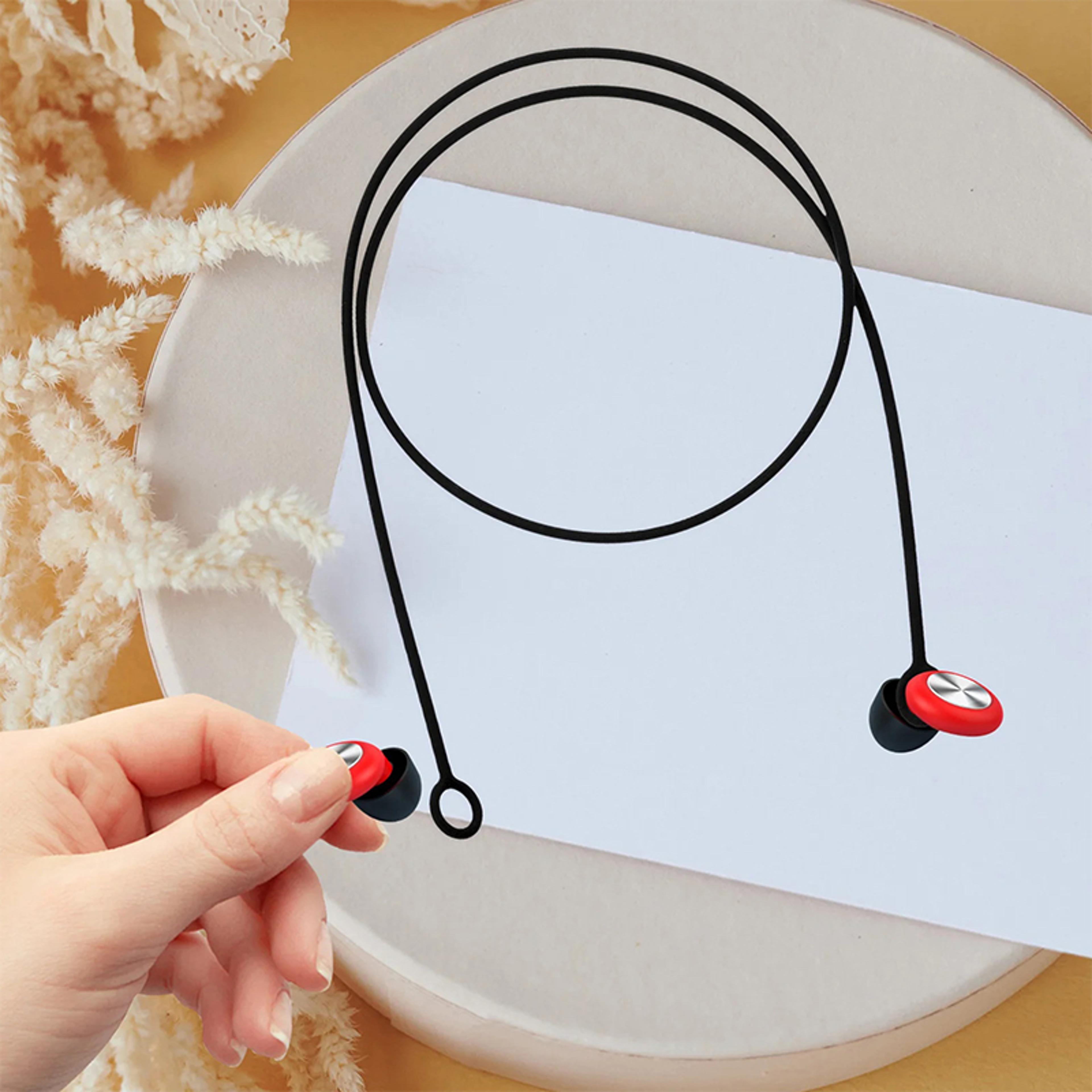 anti lost earbud lanyard silicone neck rope for sports work and travel