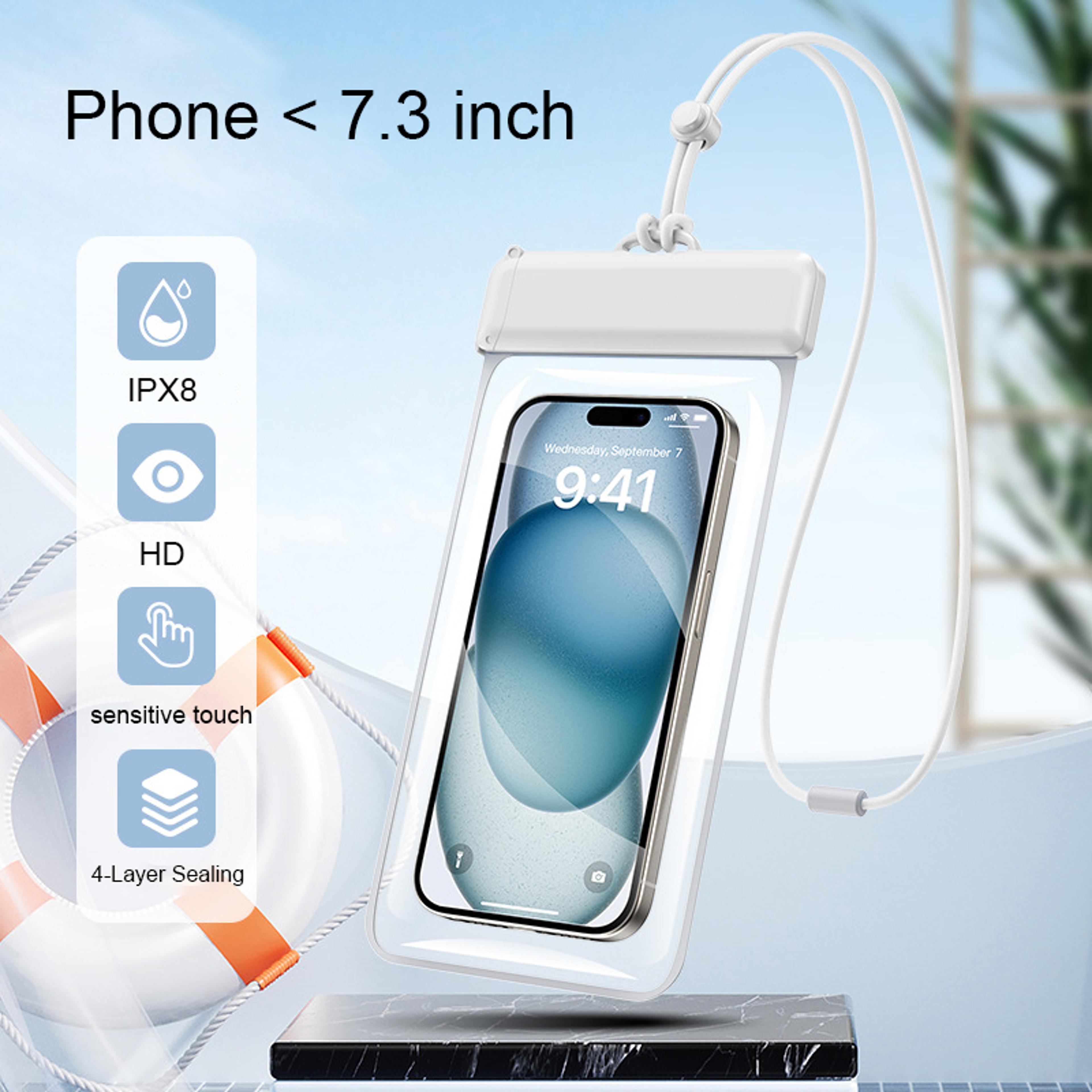 waterproof phone pouch for swimming diving and beach travel