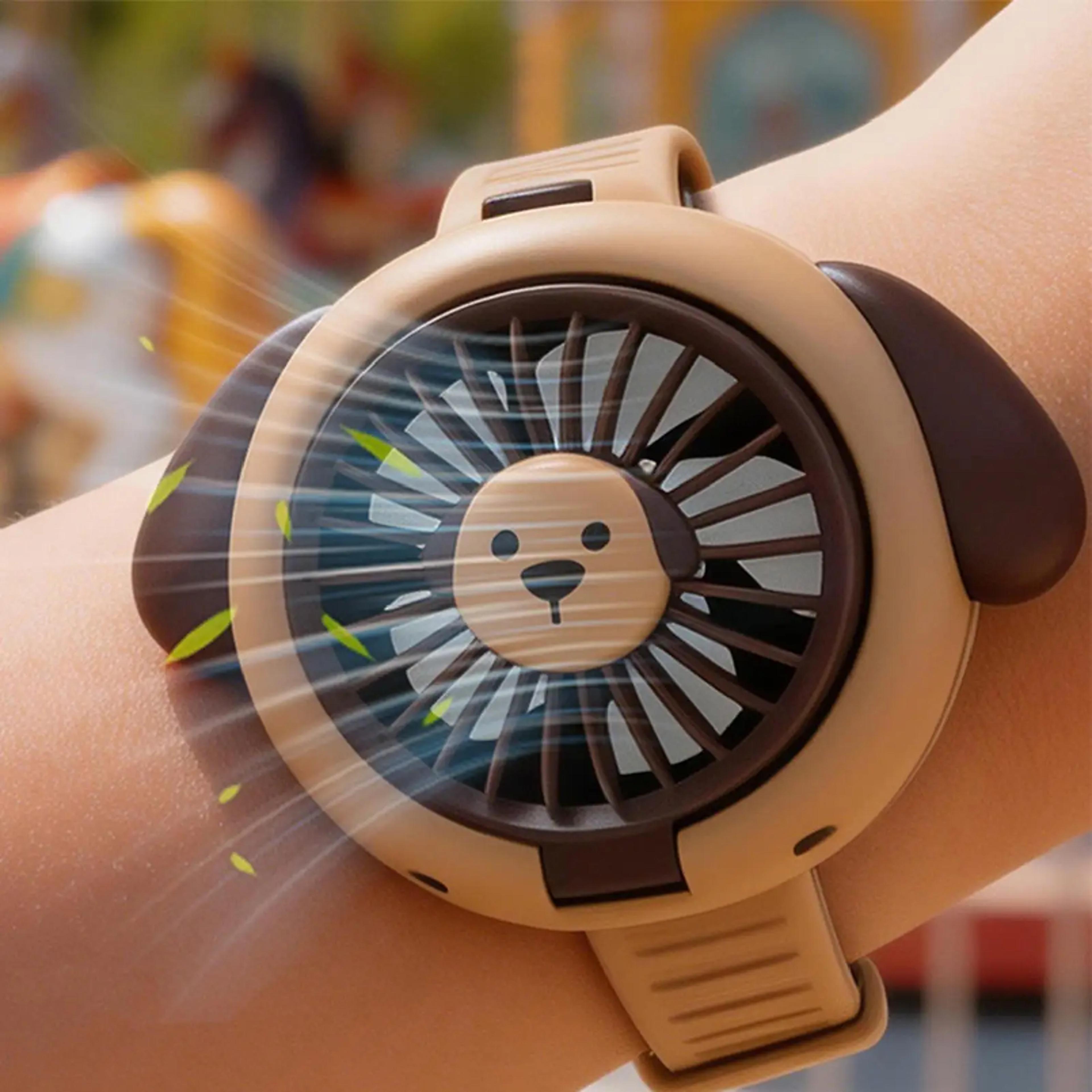 rechargeable wrist fan wearable portable fan for travel and outdoor cooling