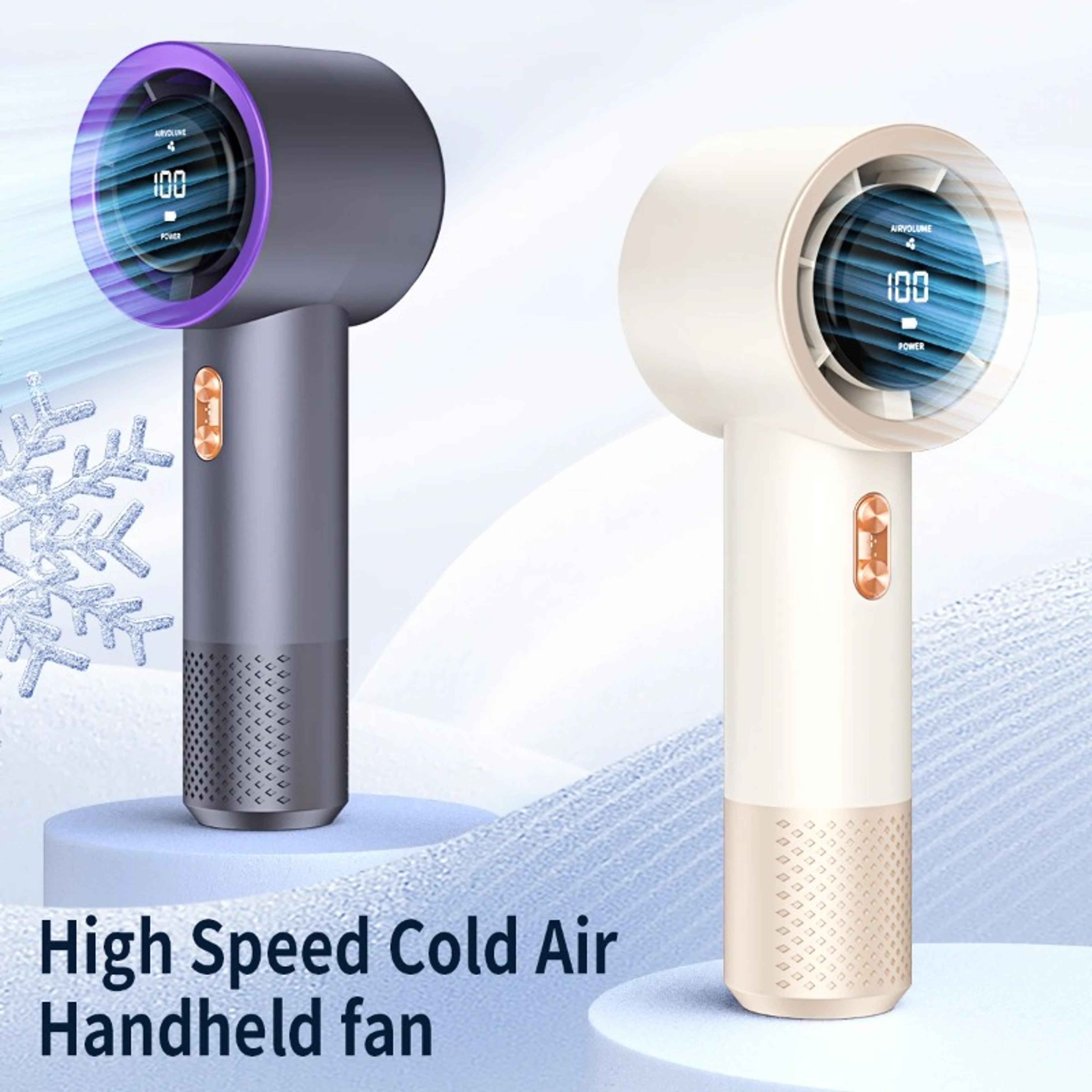 portable handheld fan with speeds, six fan mini cooling air conditioner