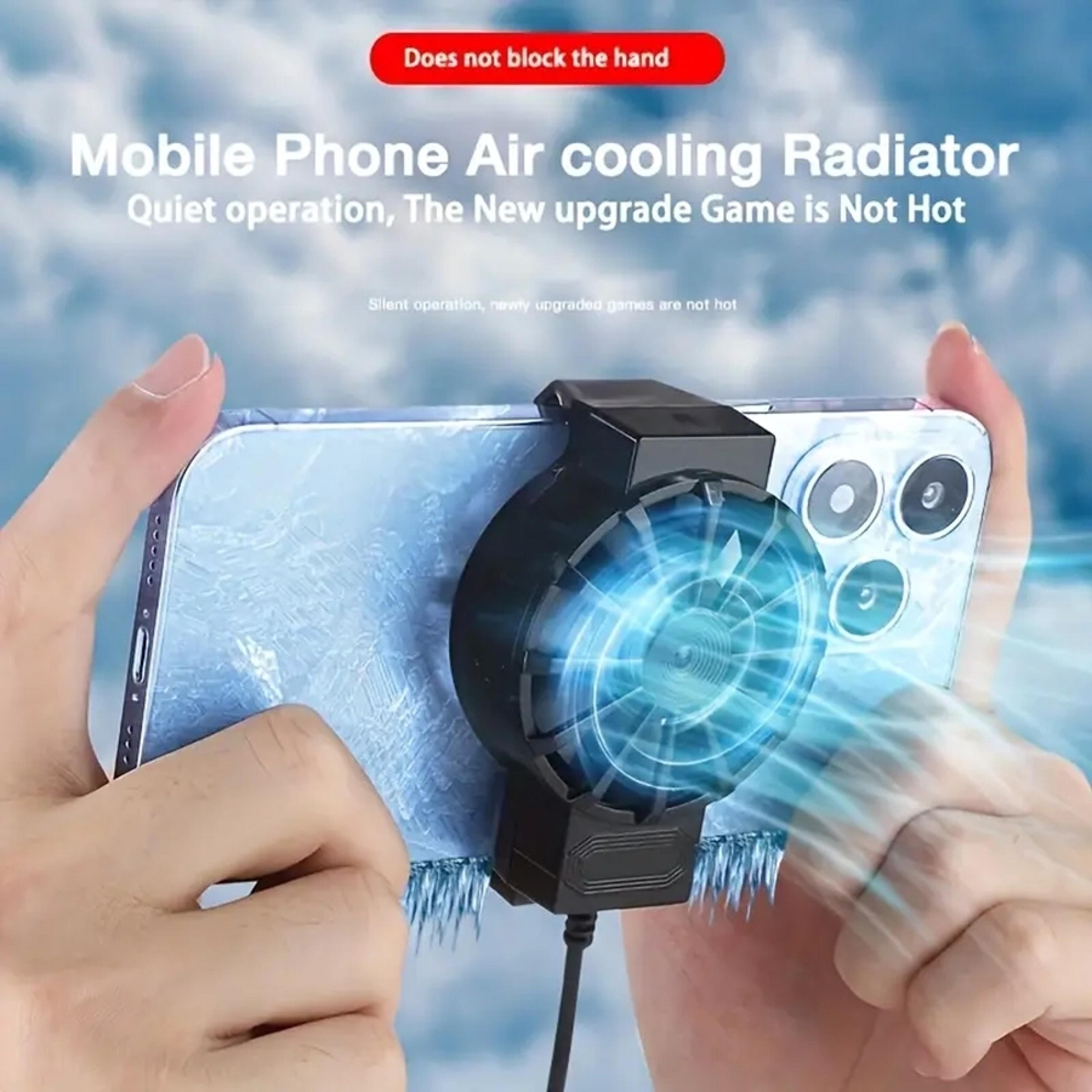 portable phone cooler fan for gaming and fast smartphone temperature control