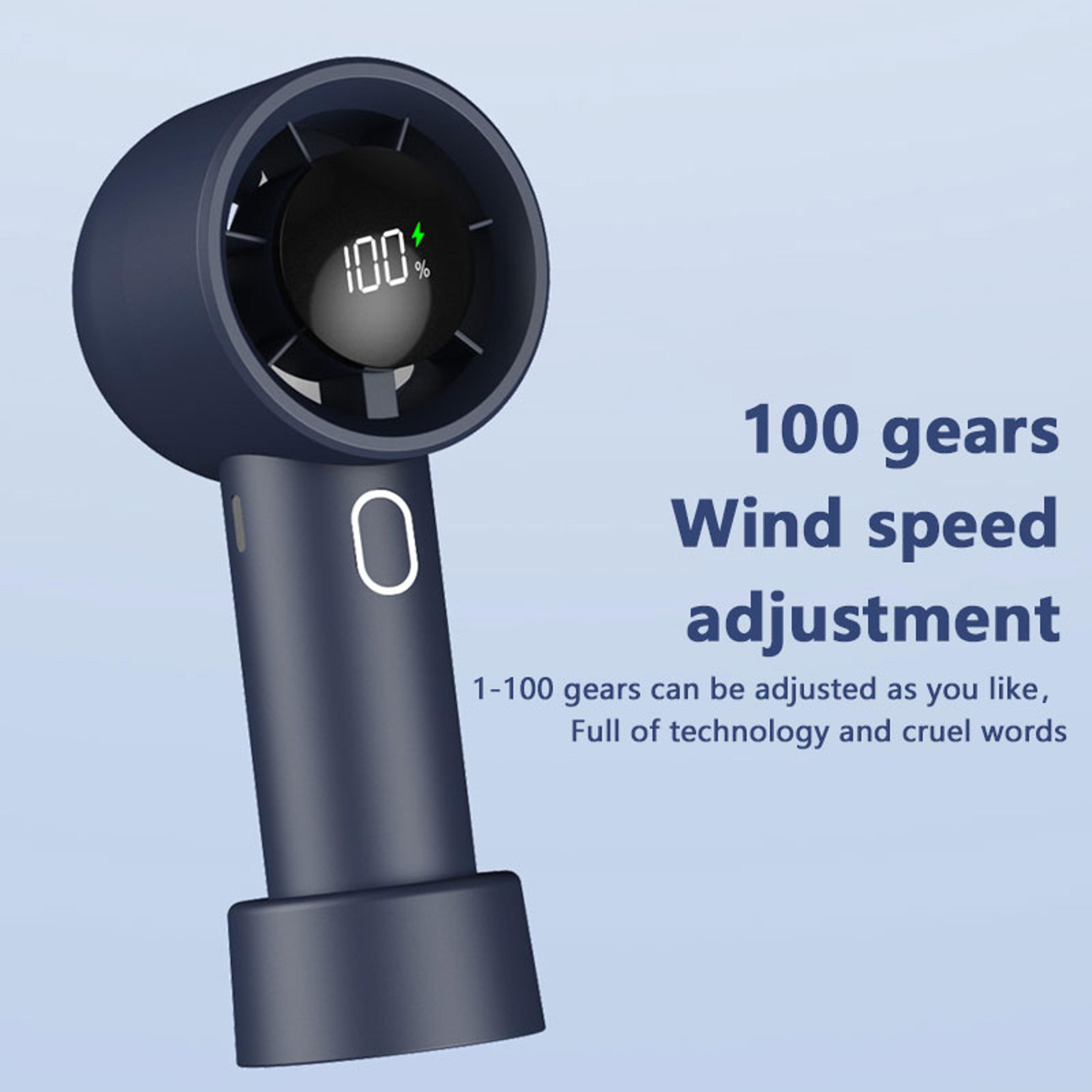 portable handheld fan rechargeable mini high speed fan for travel desk and outdoor cooling