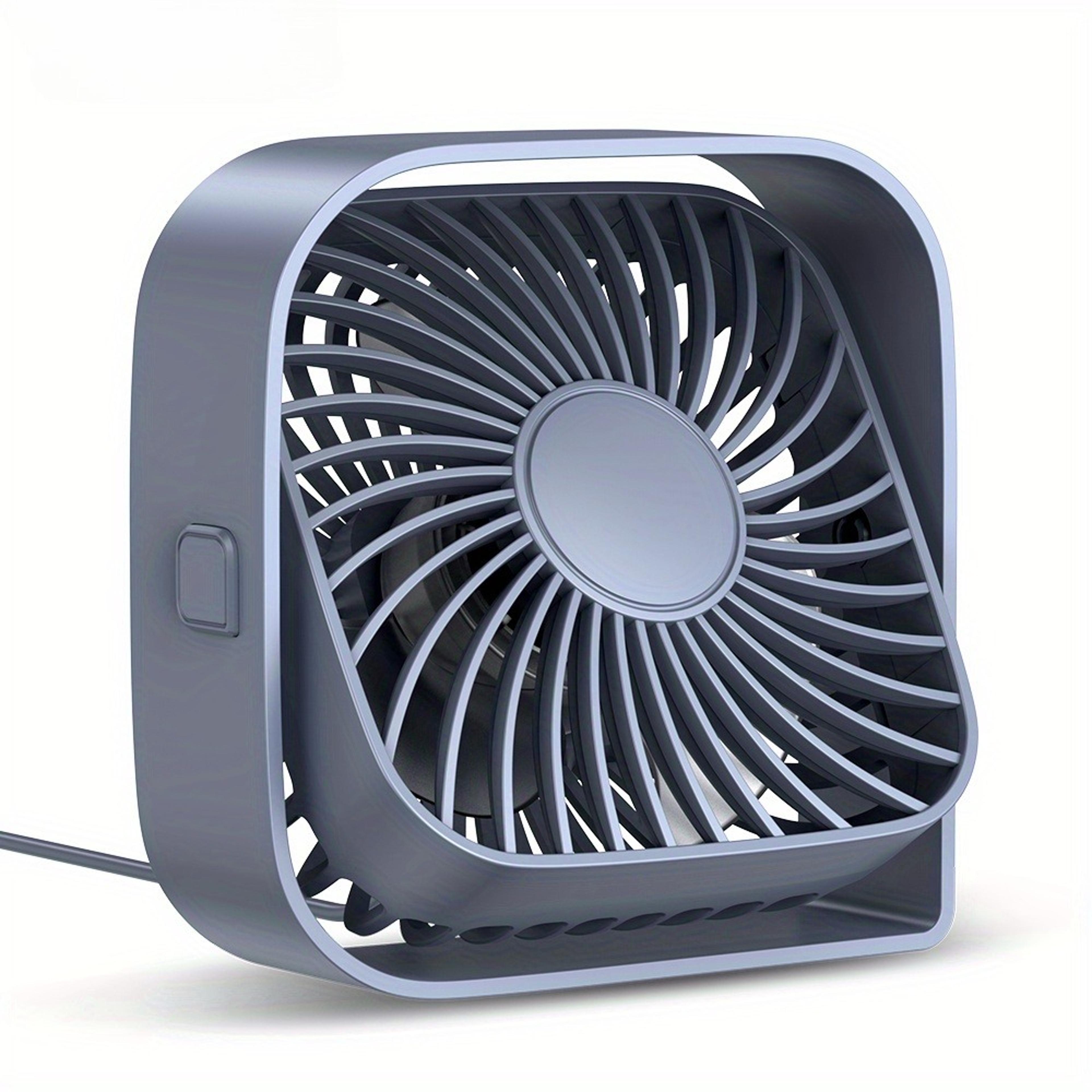 usb desk fan mini quiet speed portable cooling fan for office dorm and study