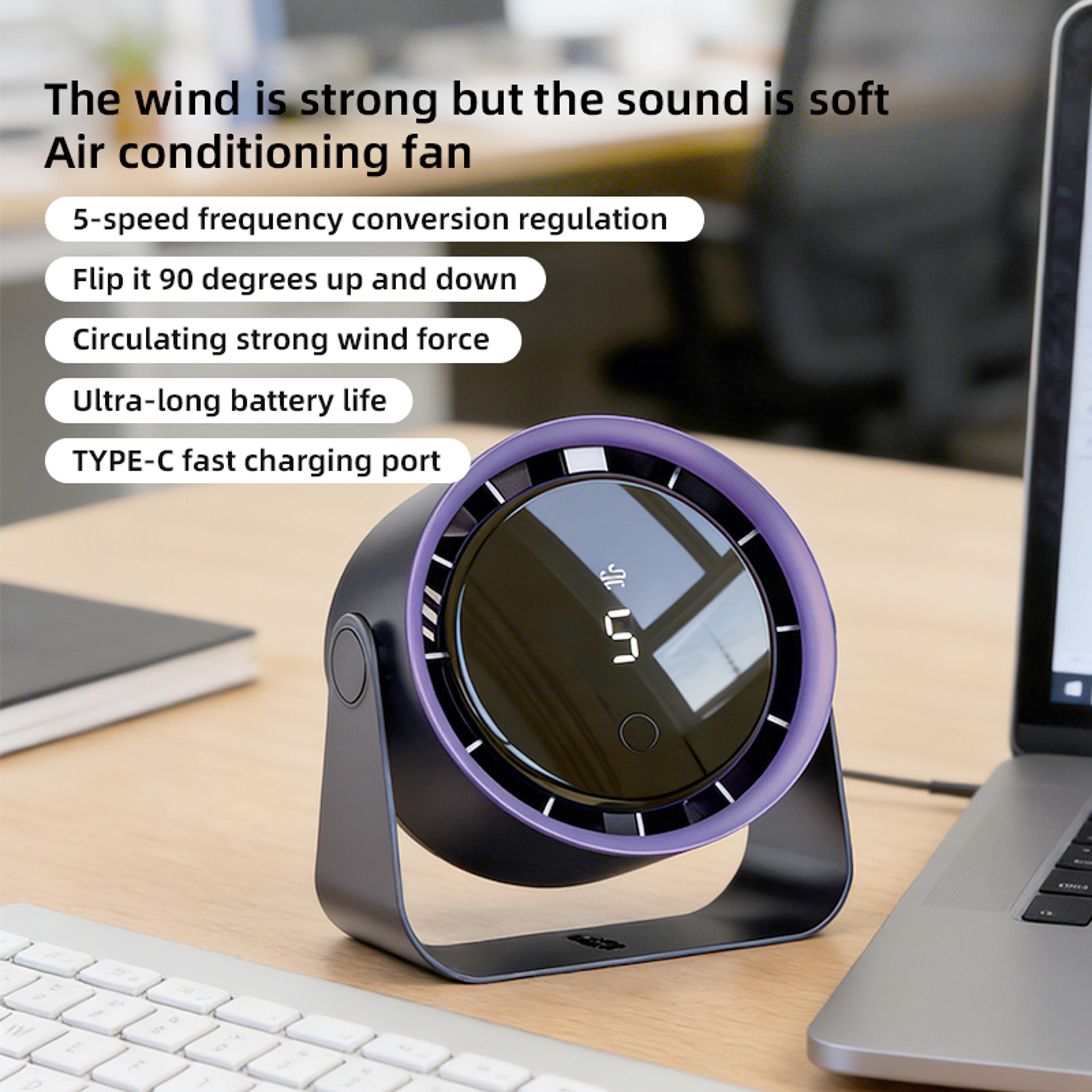 cordless wall mount fan usb rechargeable silent mini desk air circulator