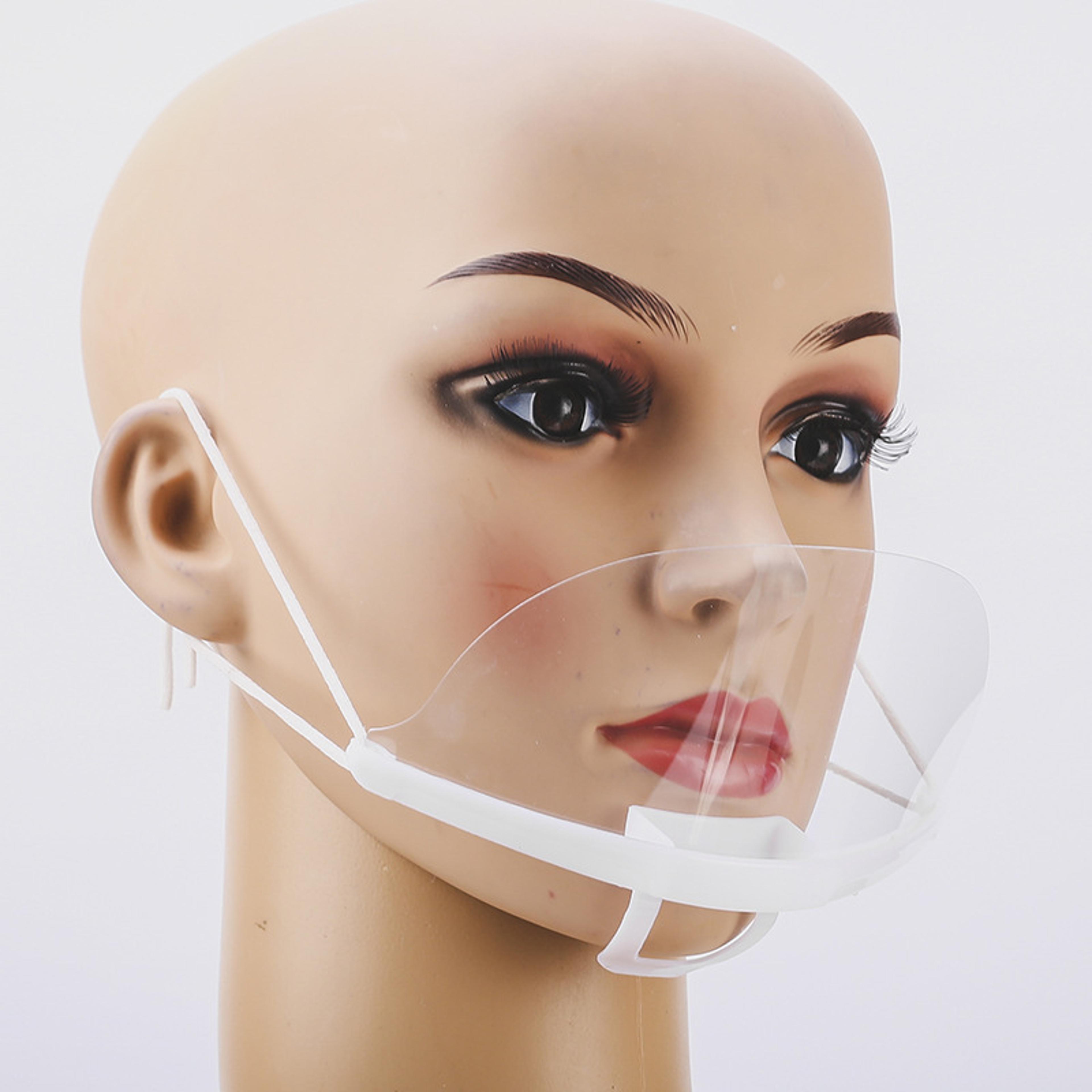 10 transparent anti-fog masks for catering & kitchen professionals