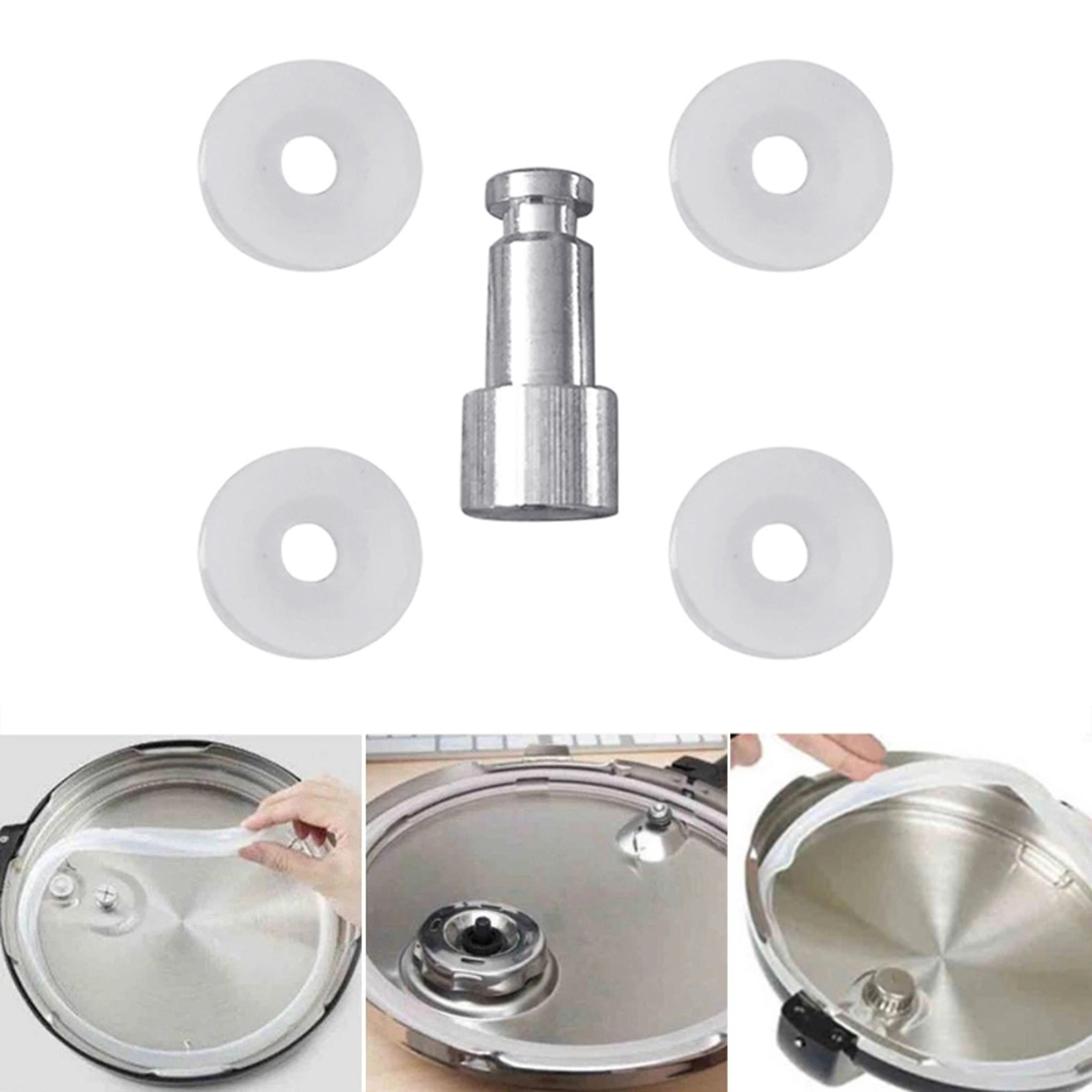 universal kitchen pressure cooker floater & sealer set: 1 float valve 4 sealing washers