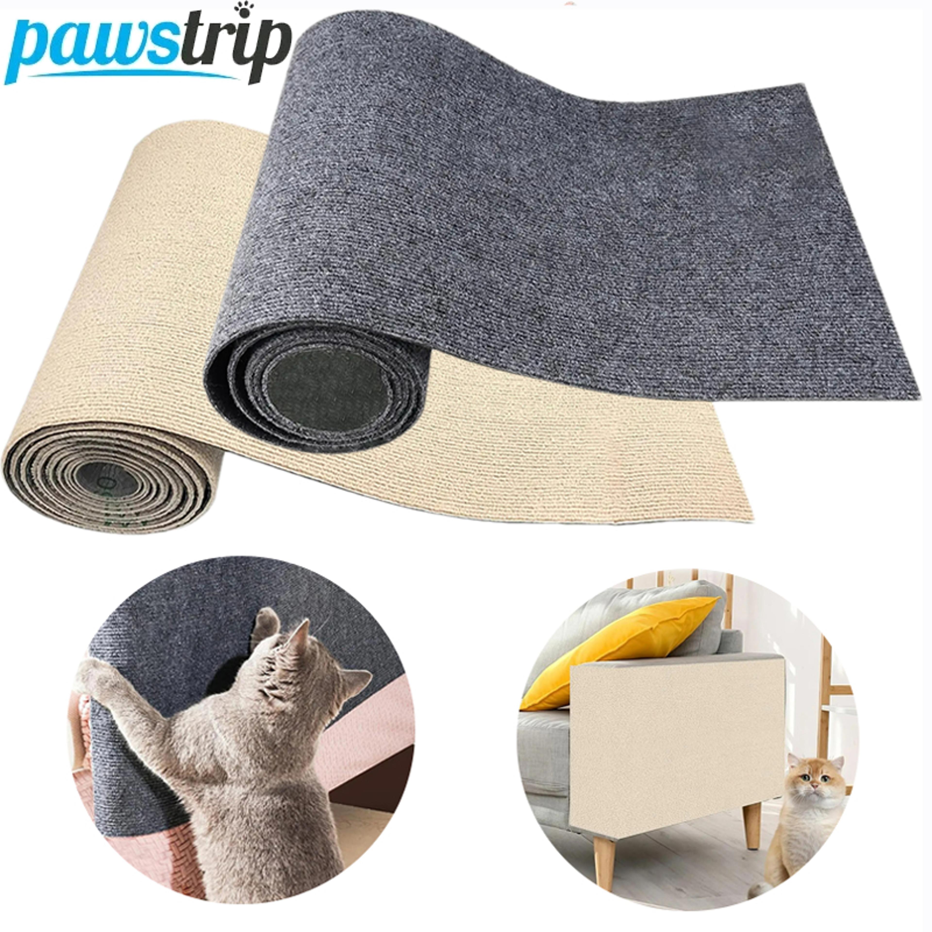 self-adhesive cat scratching mat reusable cat scratcher sofa tape for furniture protection, scratch board for cats.