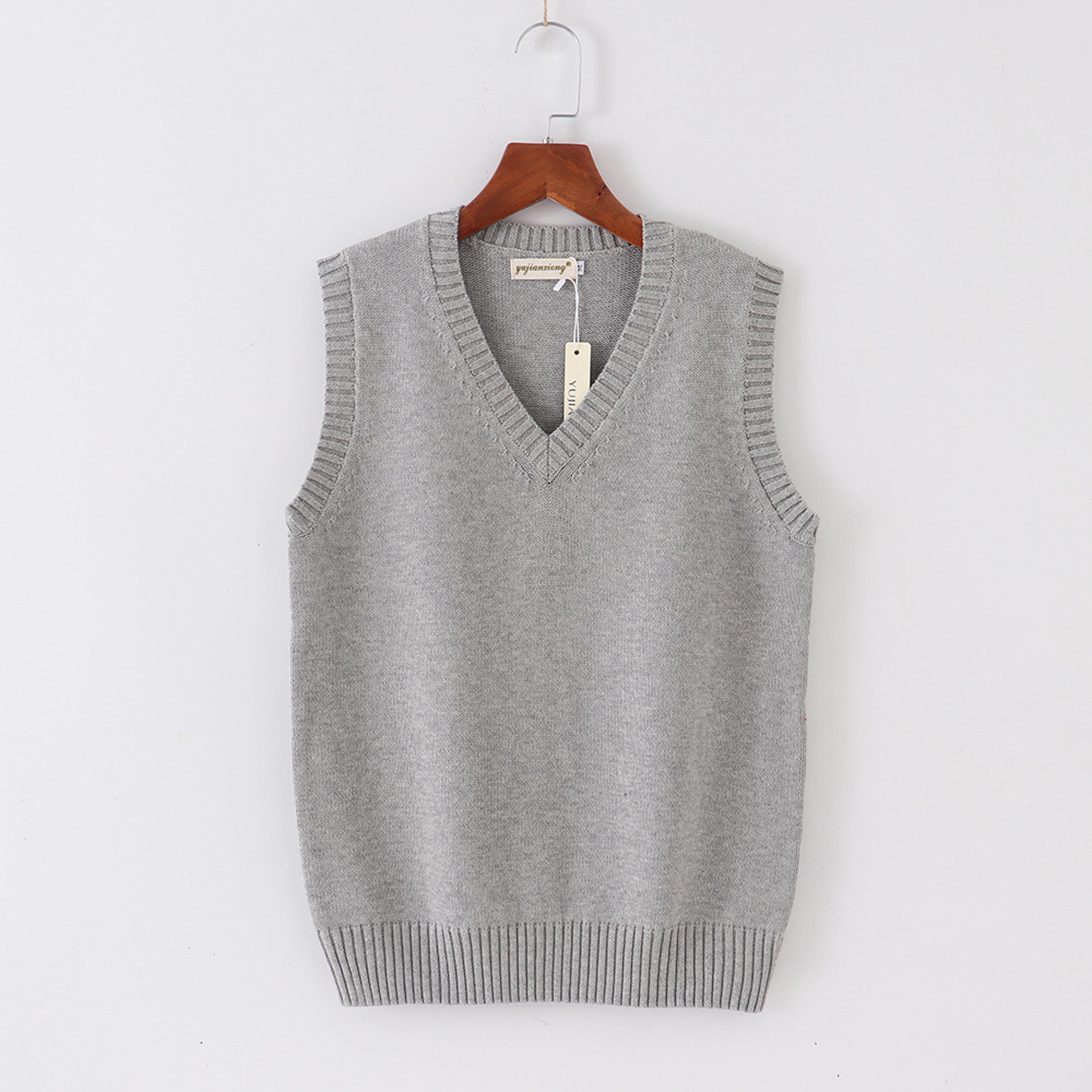 anime cosplay vest, jk school uniform sweater, cute knit coat for girls, halloween winter costume