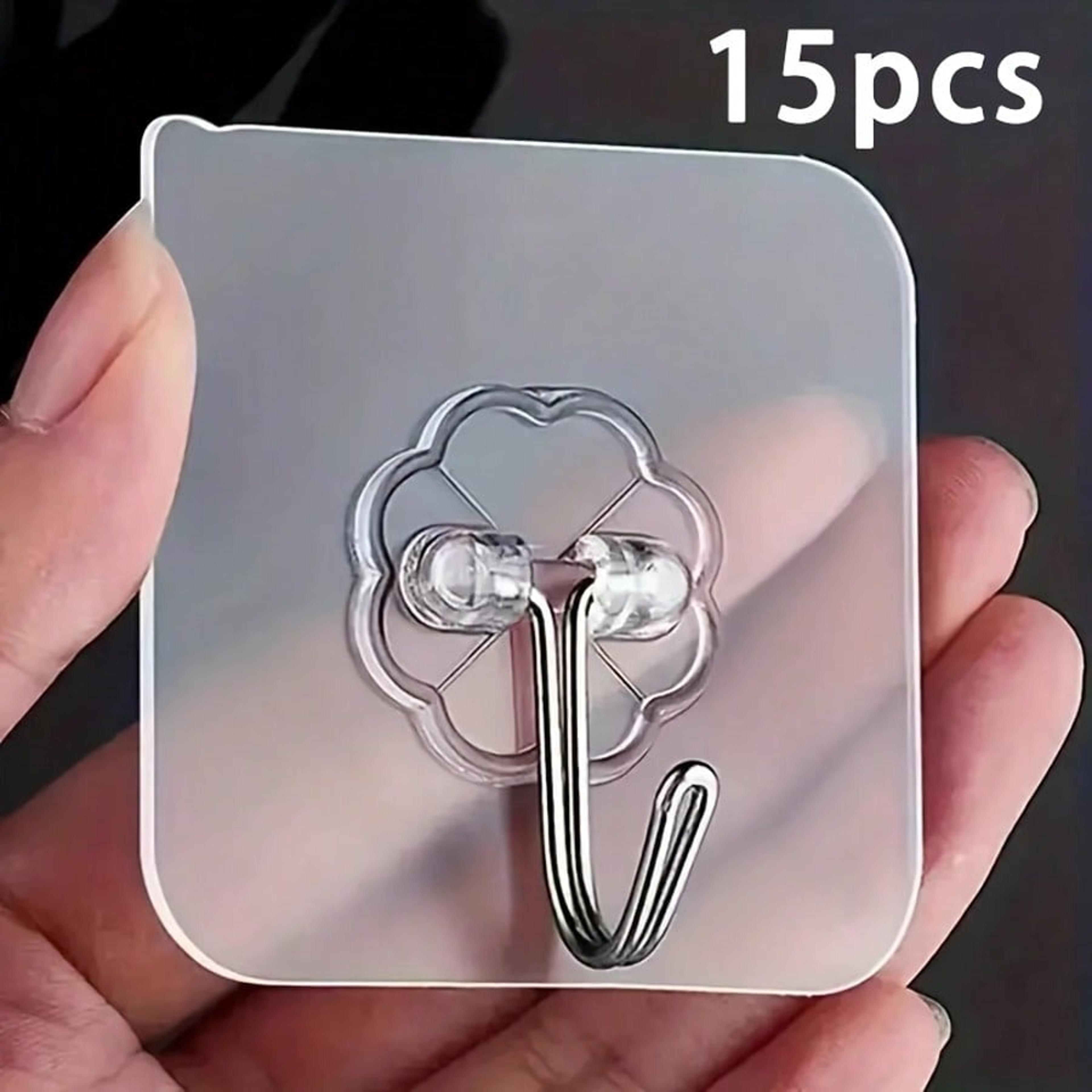 heavy duty self adhesive wall hooks waterproof no drill home storage