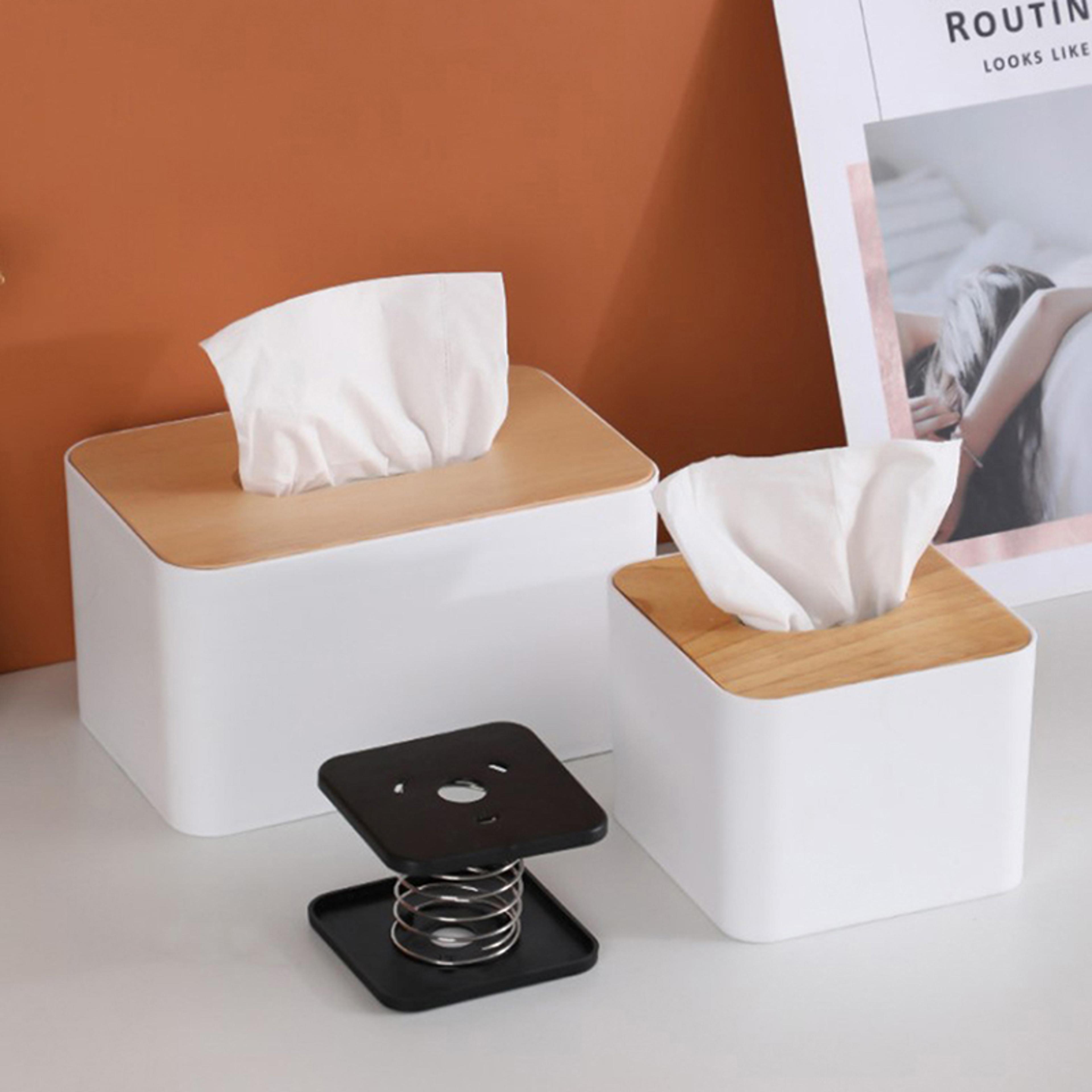 spring tissue box lift tray tissue box spring holder for smooth tissue dispensing