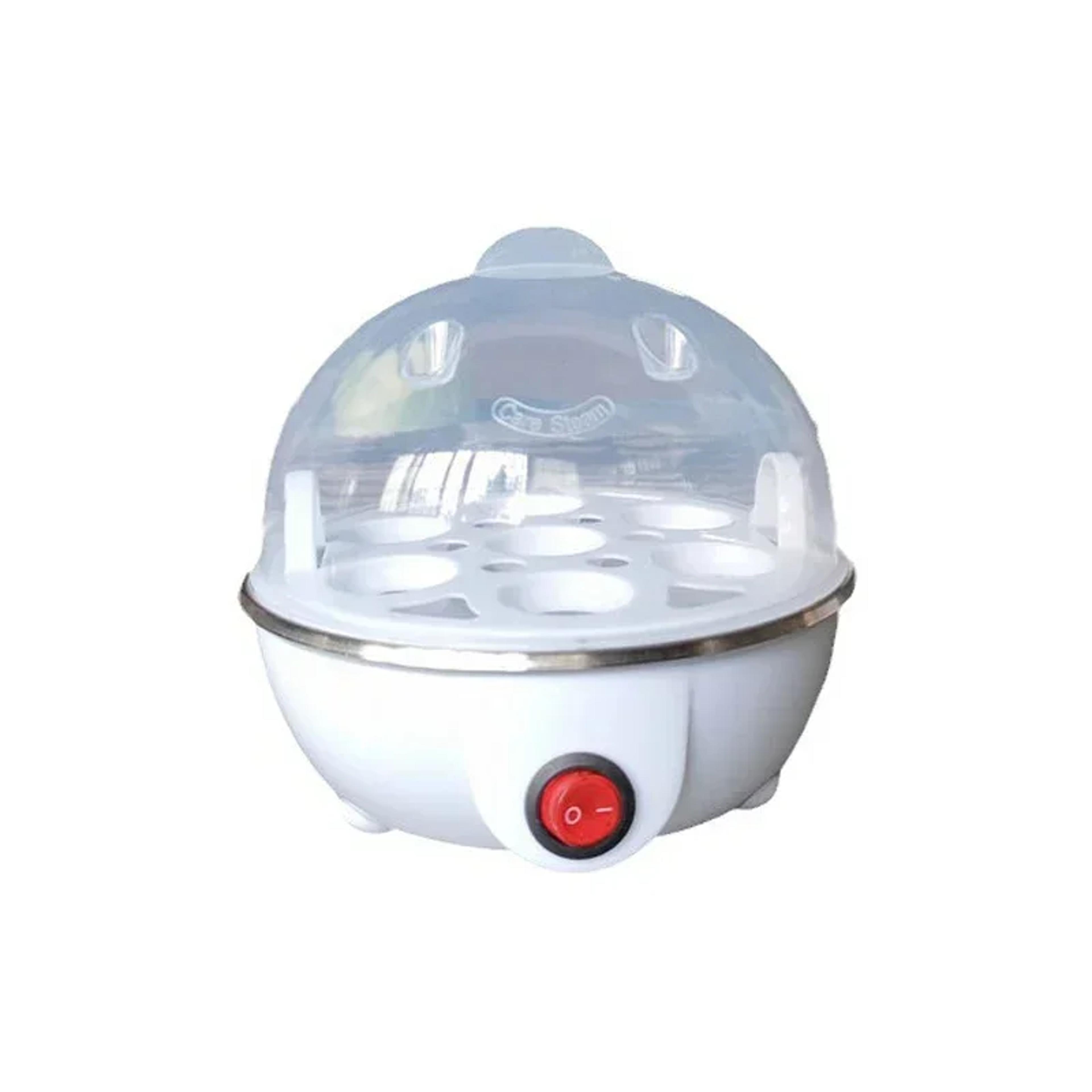 rapid electric egg cooker & mini breakfast steamer for eggs with auto shut off