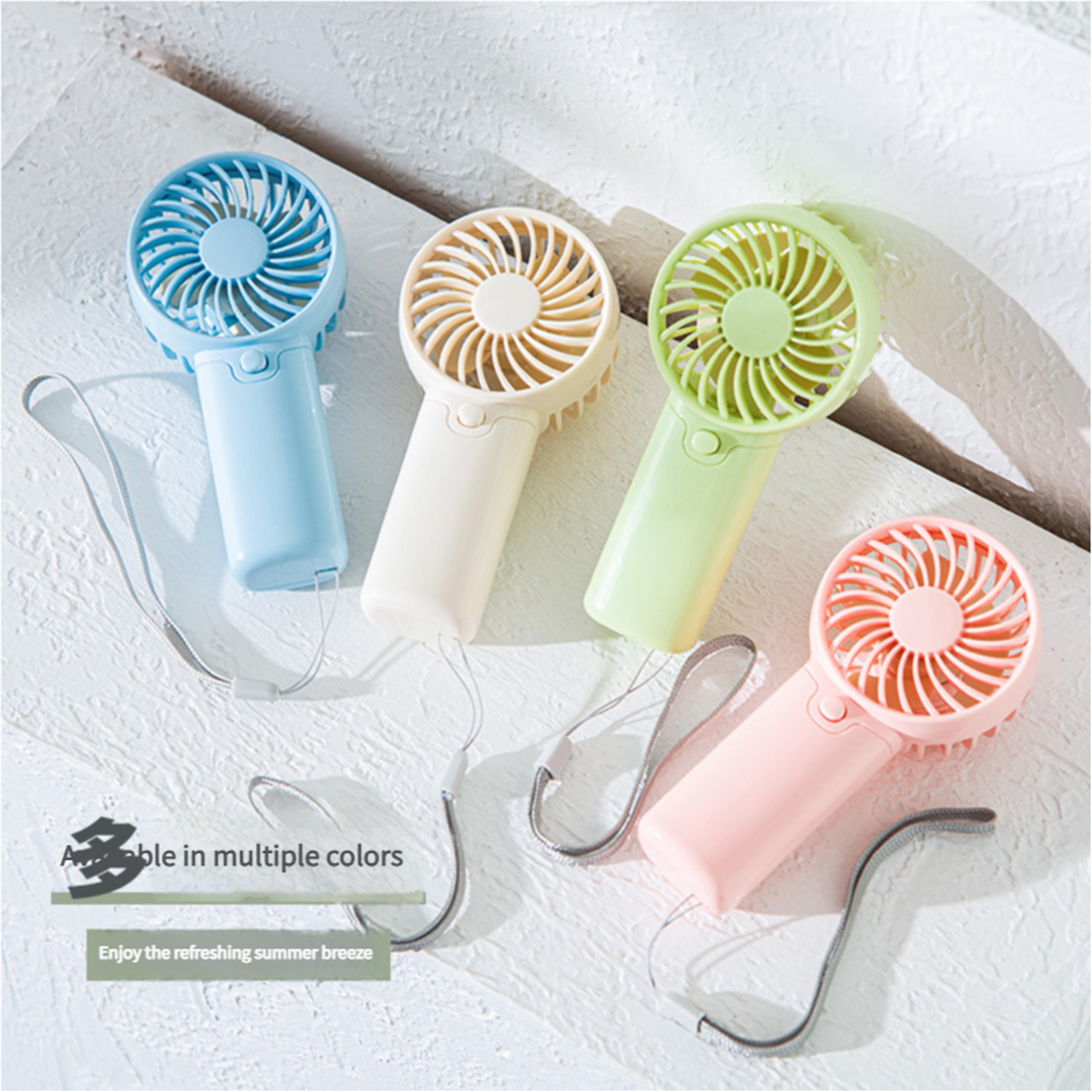 meet sun mini handheld fan portable pocket cooling fan with aa battery power
