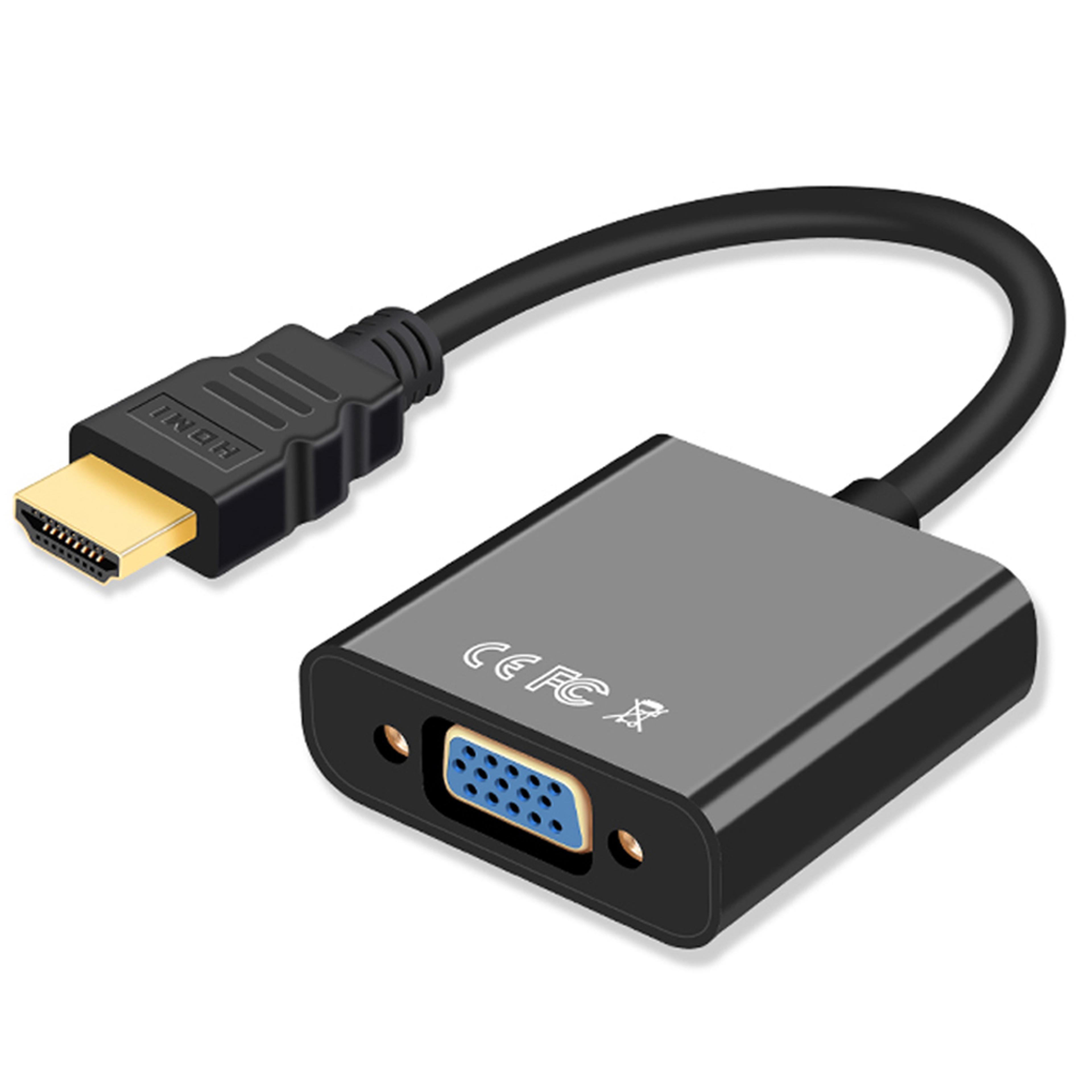 hdmi to vga adapter converter for pc laptop monitor and projector