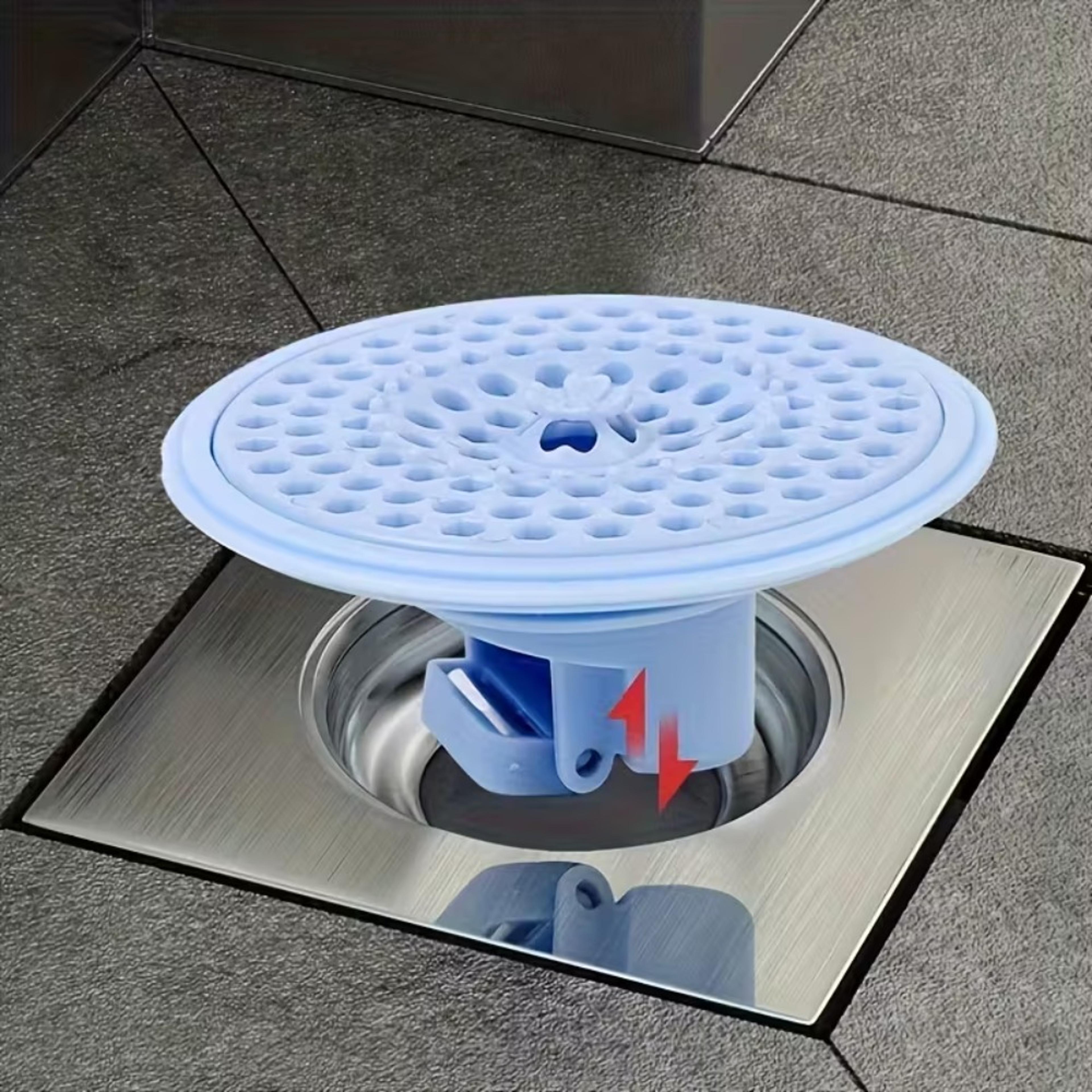 universal anti odor floor drain cover with hair strainer & insect proof core