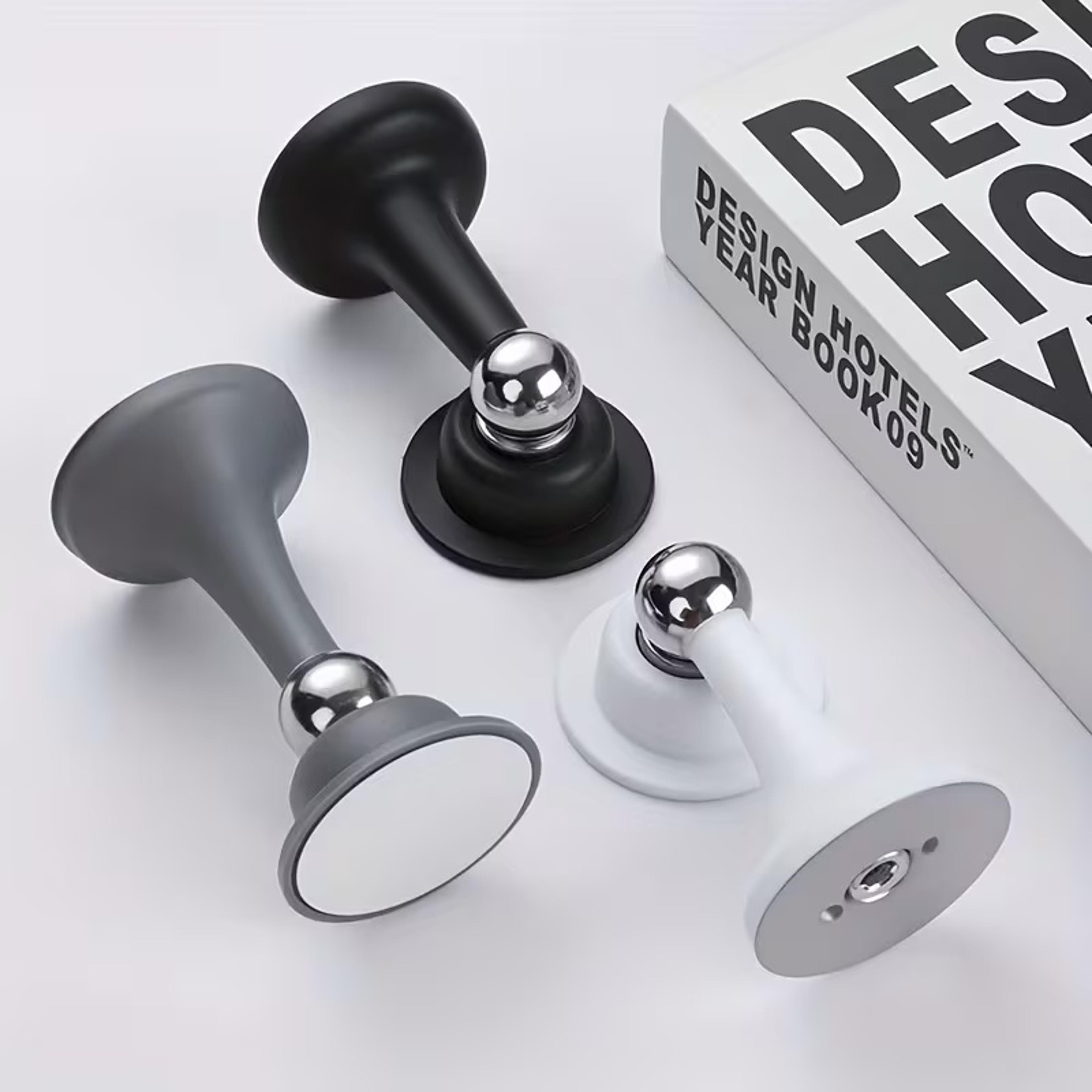 magnetic door stopper no drill strong hold door holder for silent windproof protection