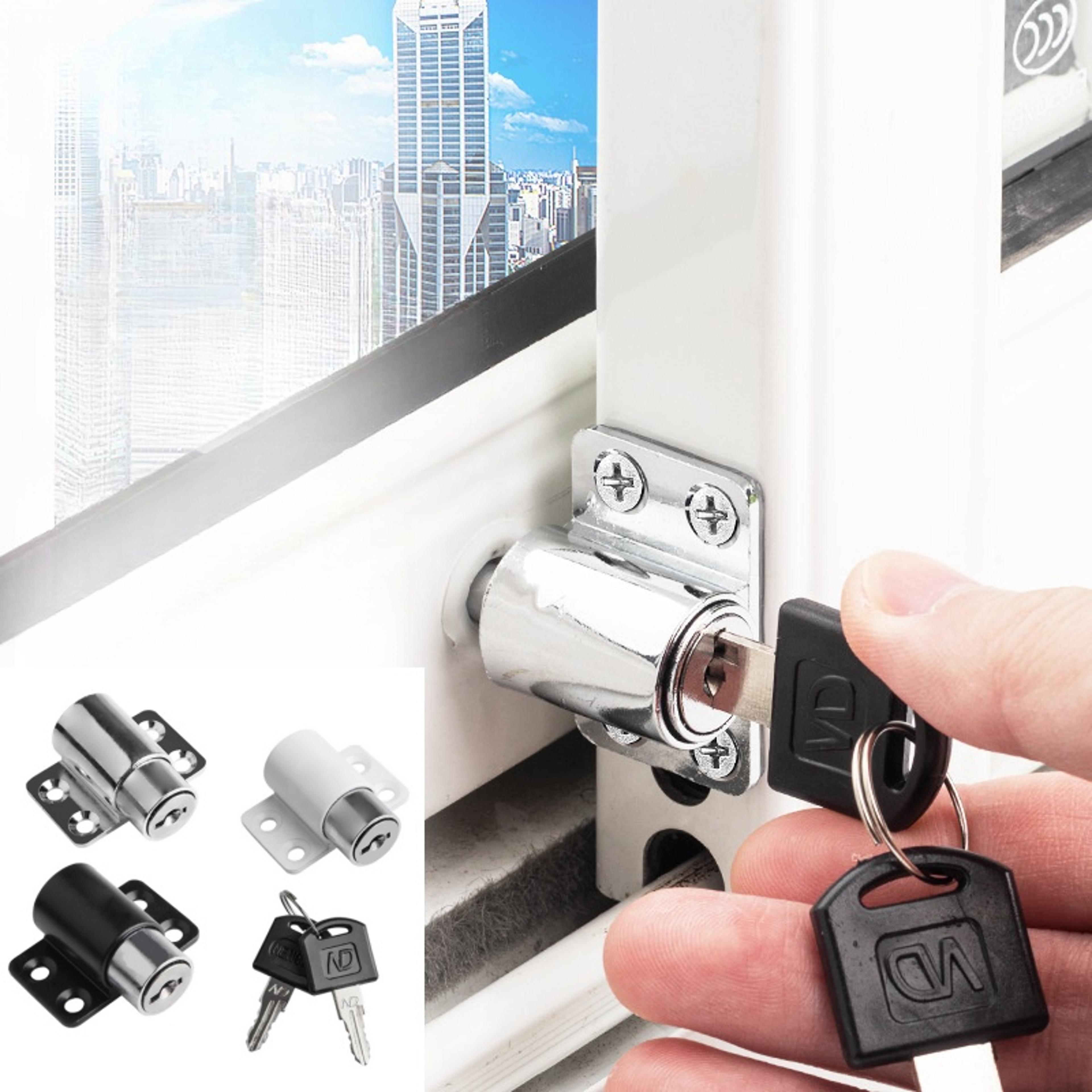 child safe sliding door window security lock with keys anti theft safety restrictor