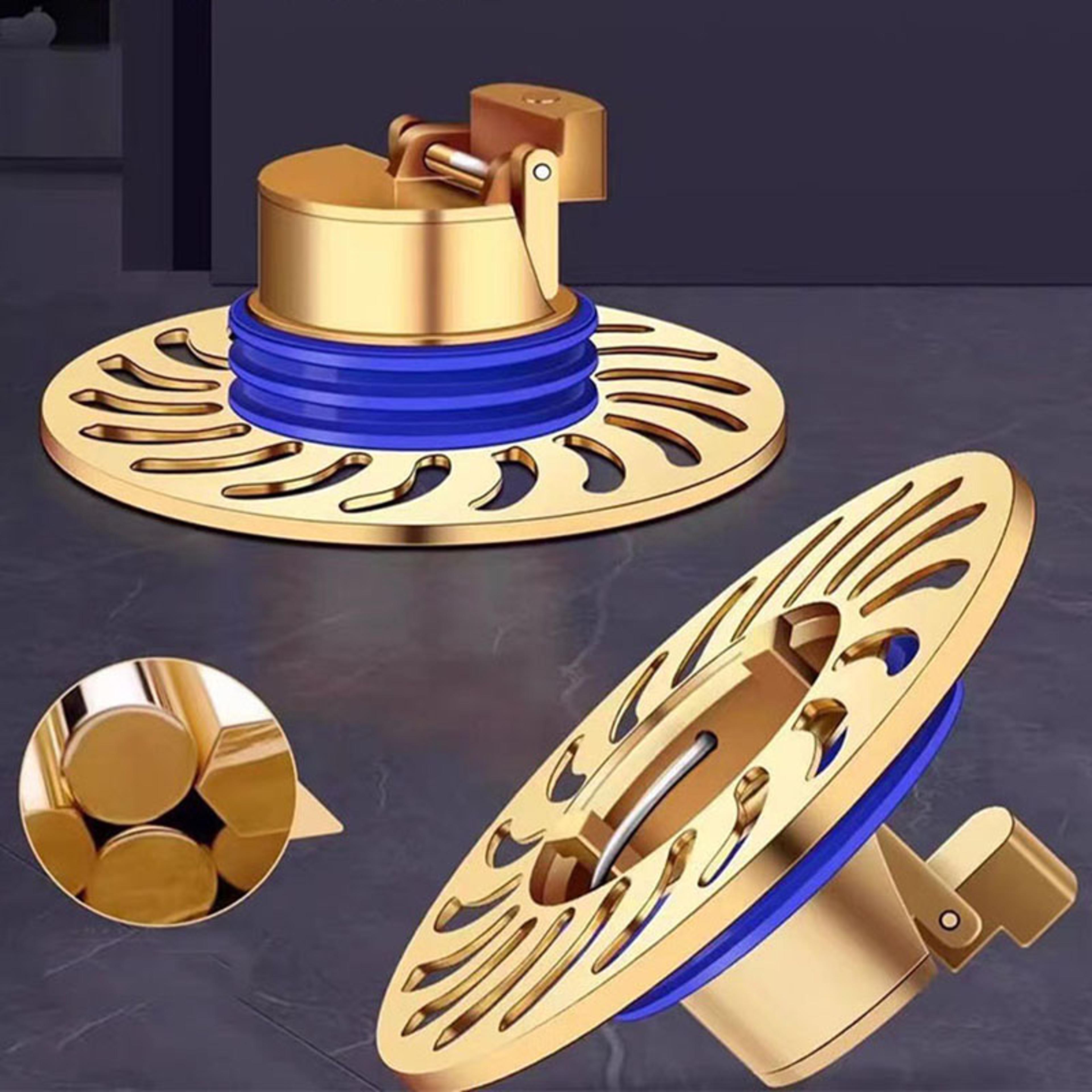 all copper anti odor floor drain with insect proof stopper for bathroom & kitchen