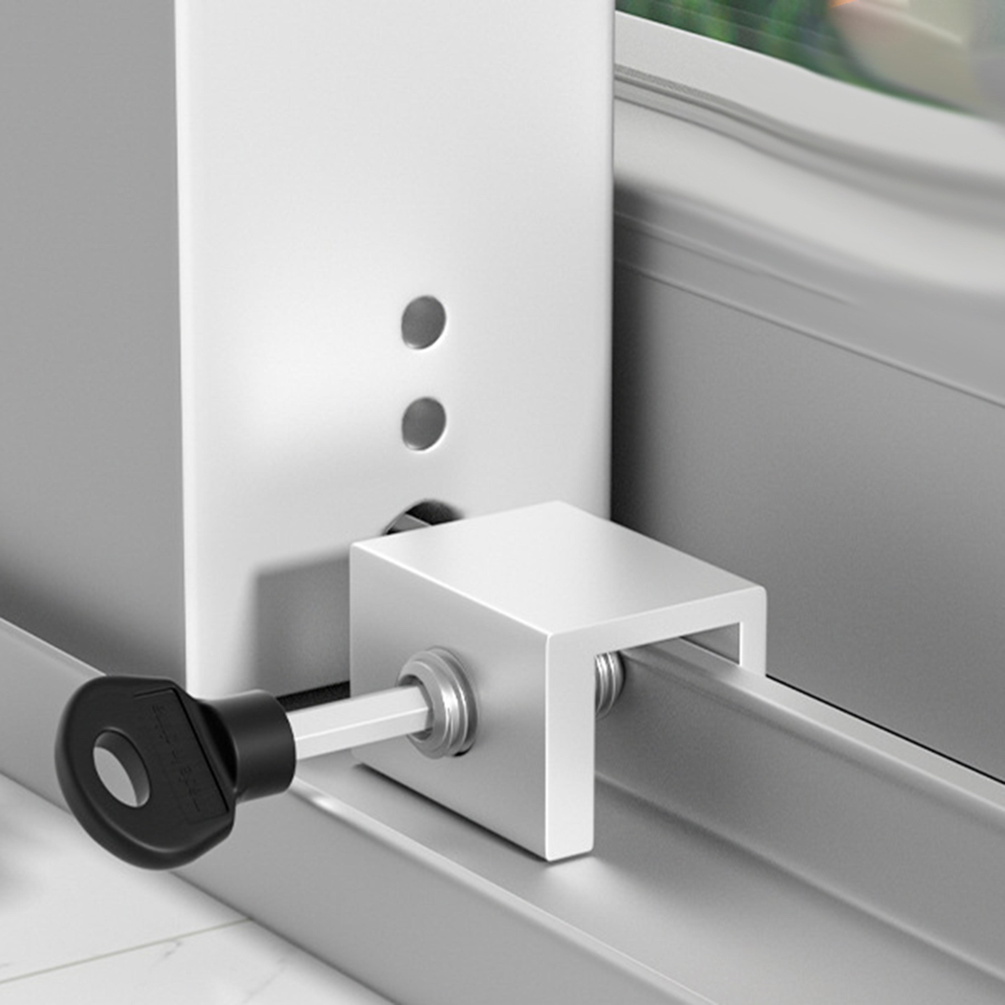 premium adjustable window safety lock for sliding doors & kids protection