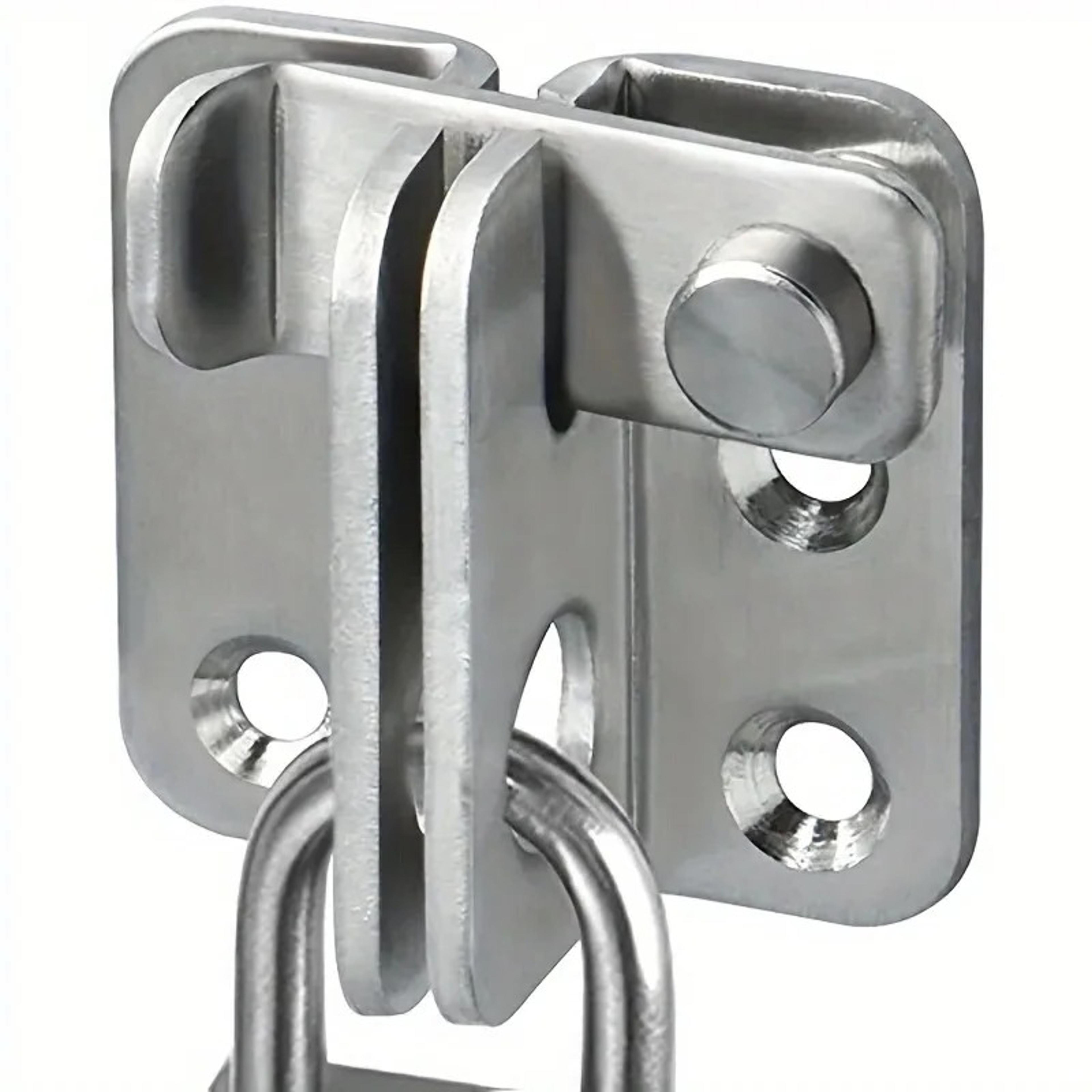 heavy duty flip latch & slide bolt lock for doors cabinets gates and pet cages