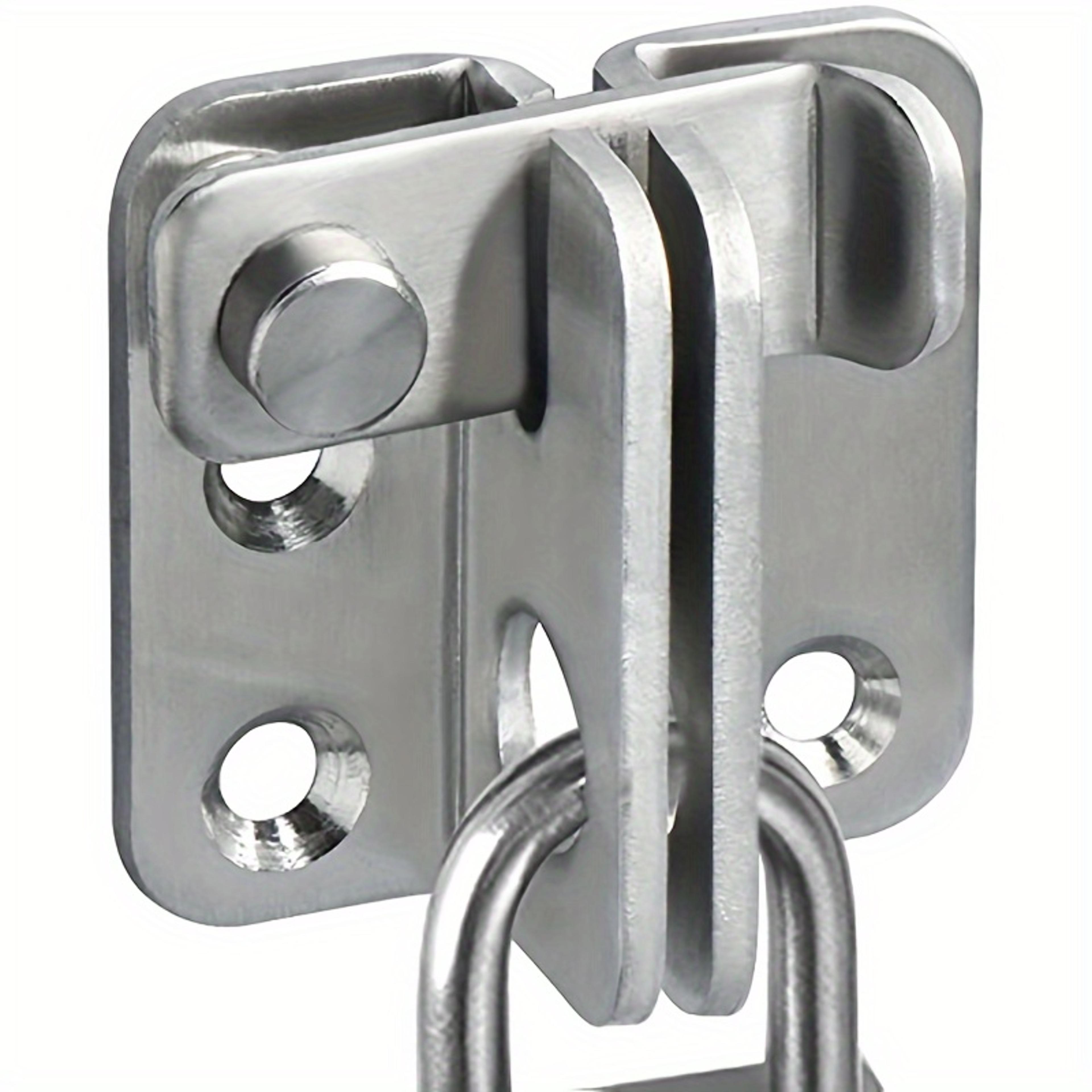 heavy duty flip latch & slide bolt lock for gates, doors, cabinets, and pet cages