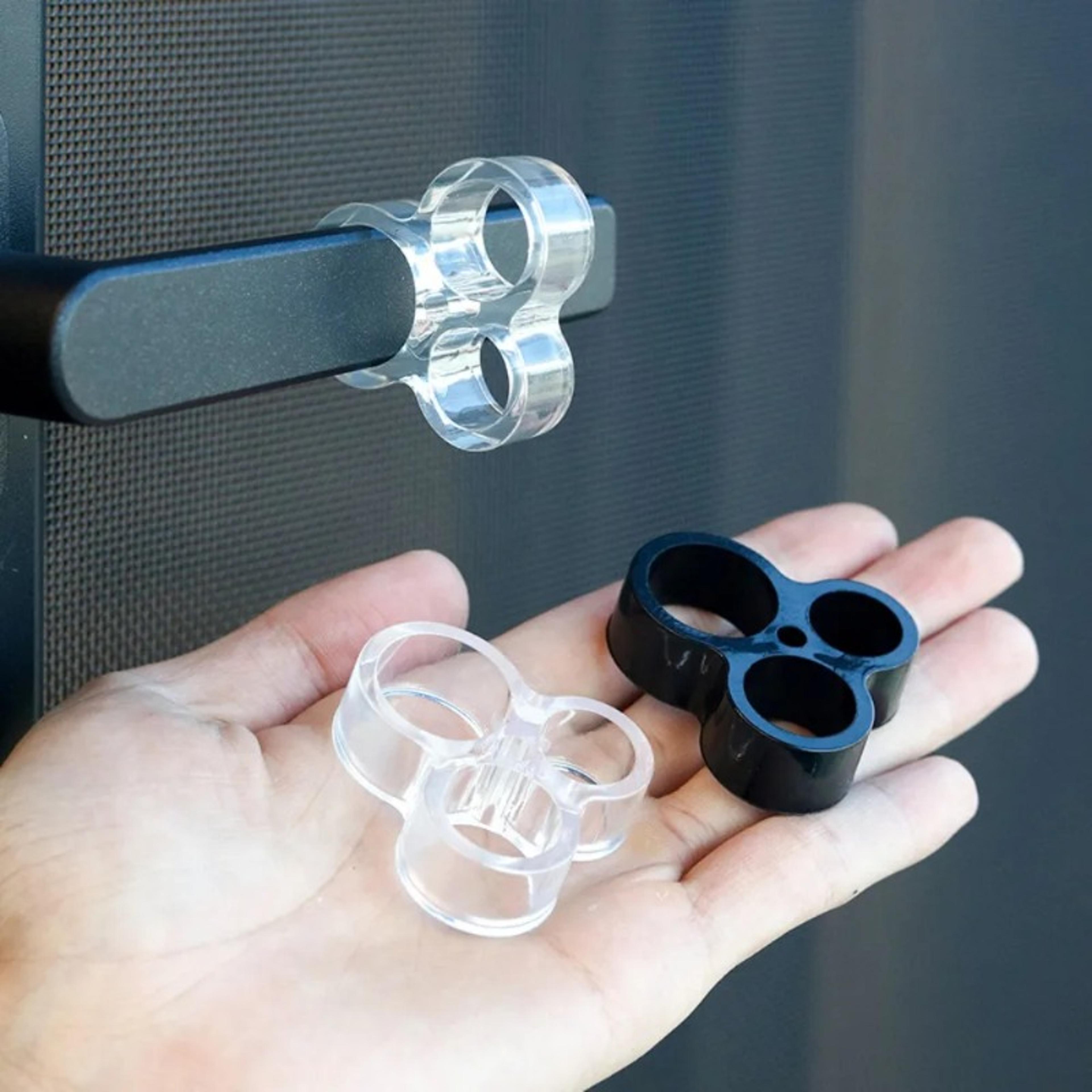 transparent door stopper & anti-collision cushion for handles and walls