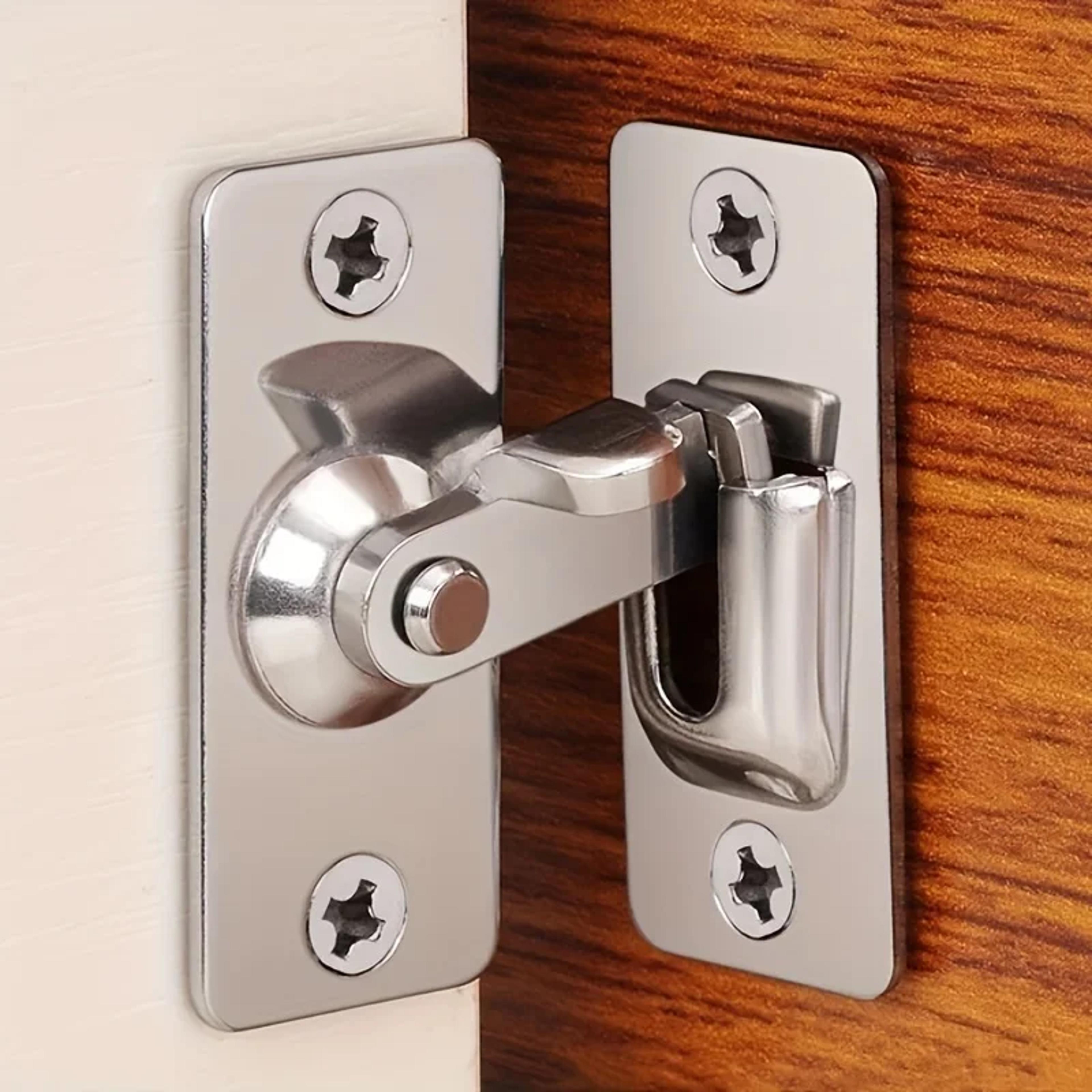 stainless steel security door latch lock rust resistant home safety bolt