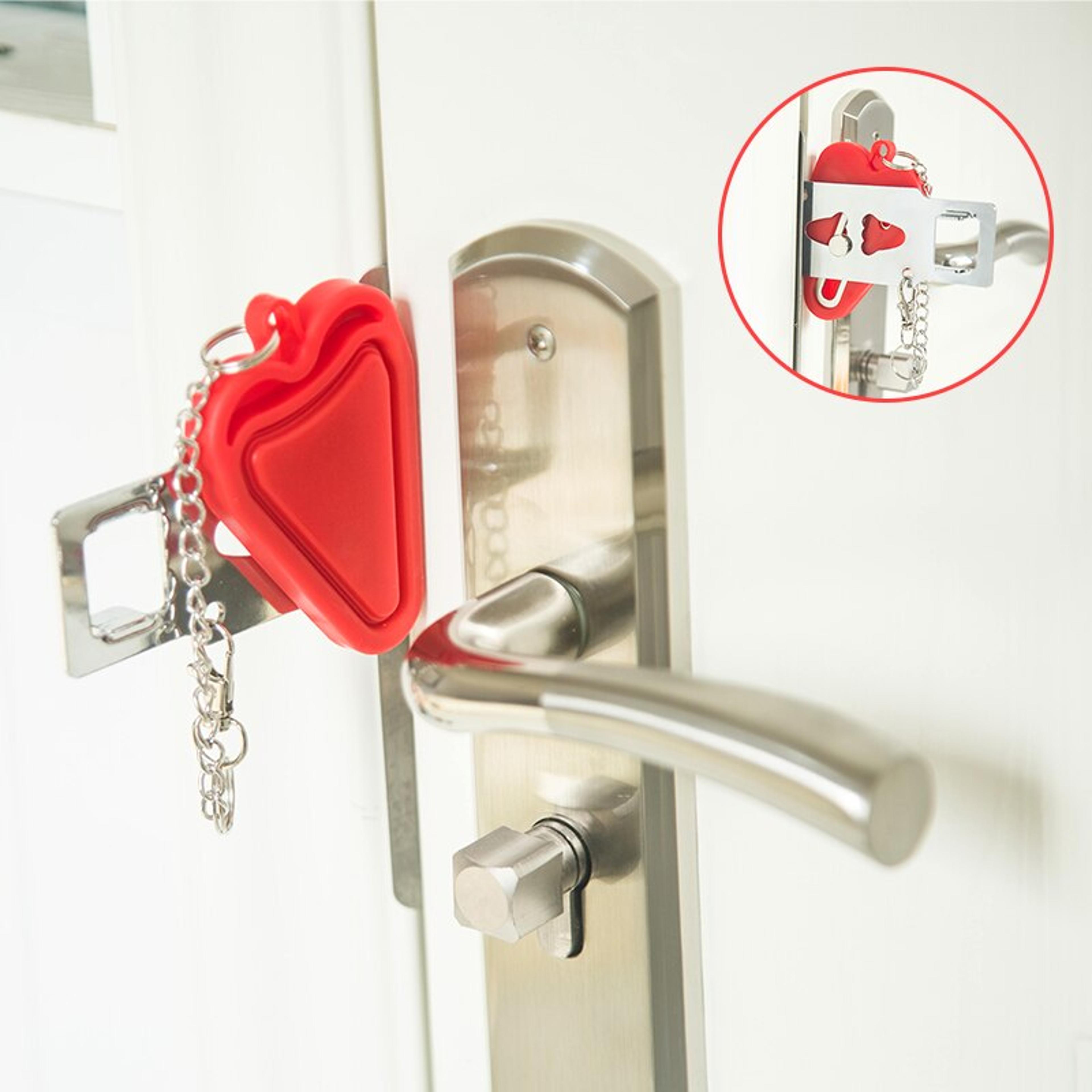 portable door lock & travel security latch for hotels and apartments