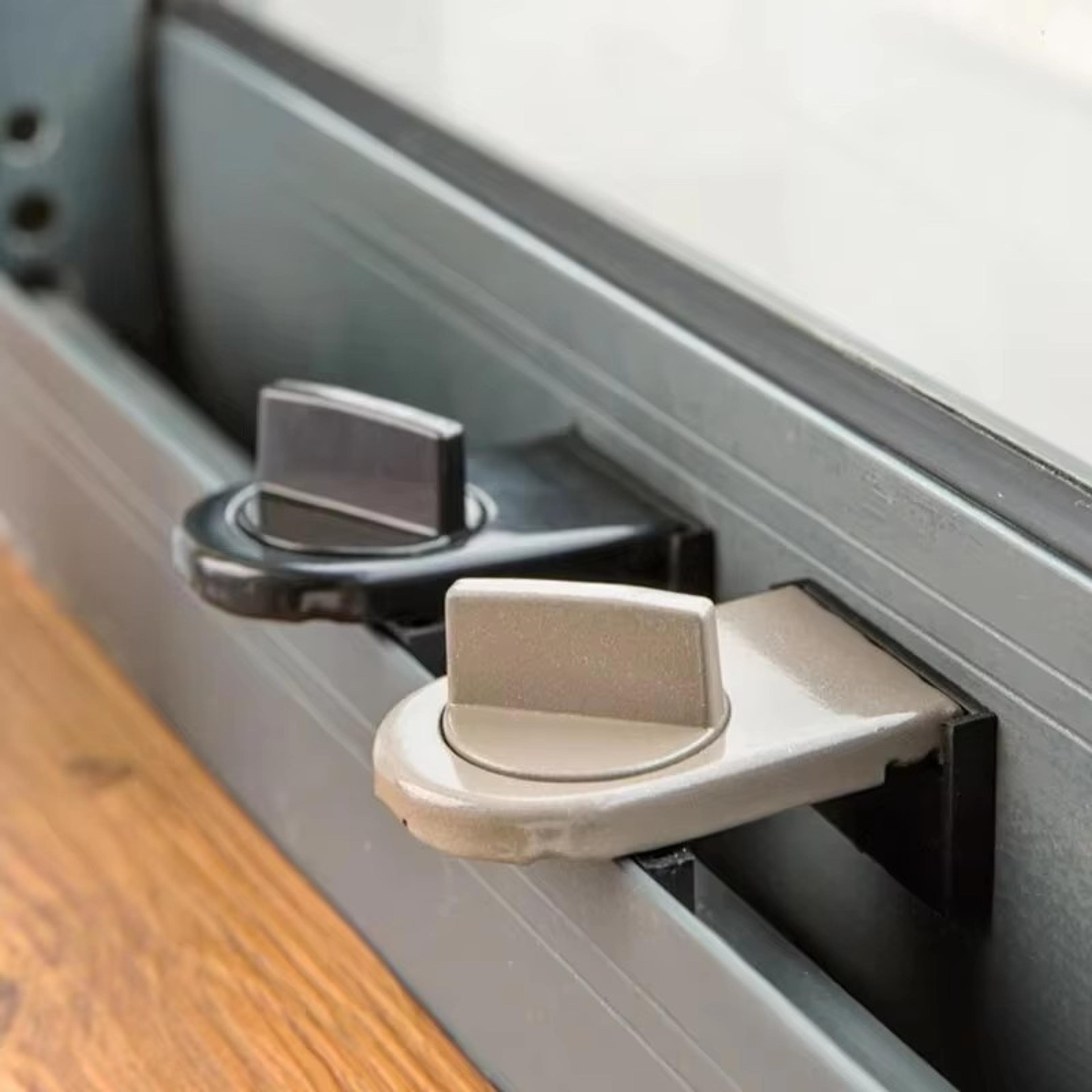 adjustable sliding window safety lock & child security sash stopper