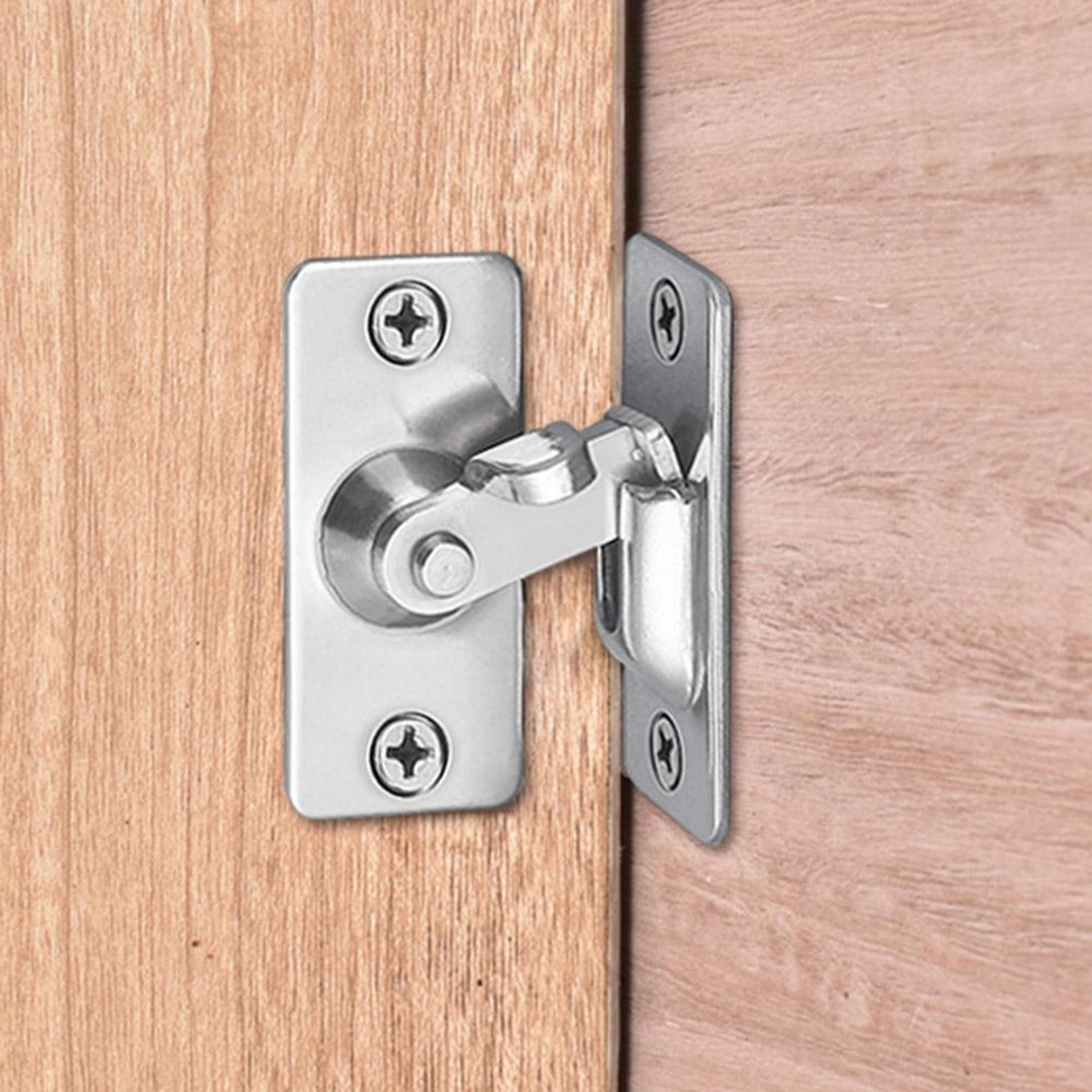 stainless steel door latch lock for sliding doors, cabinets & windows