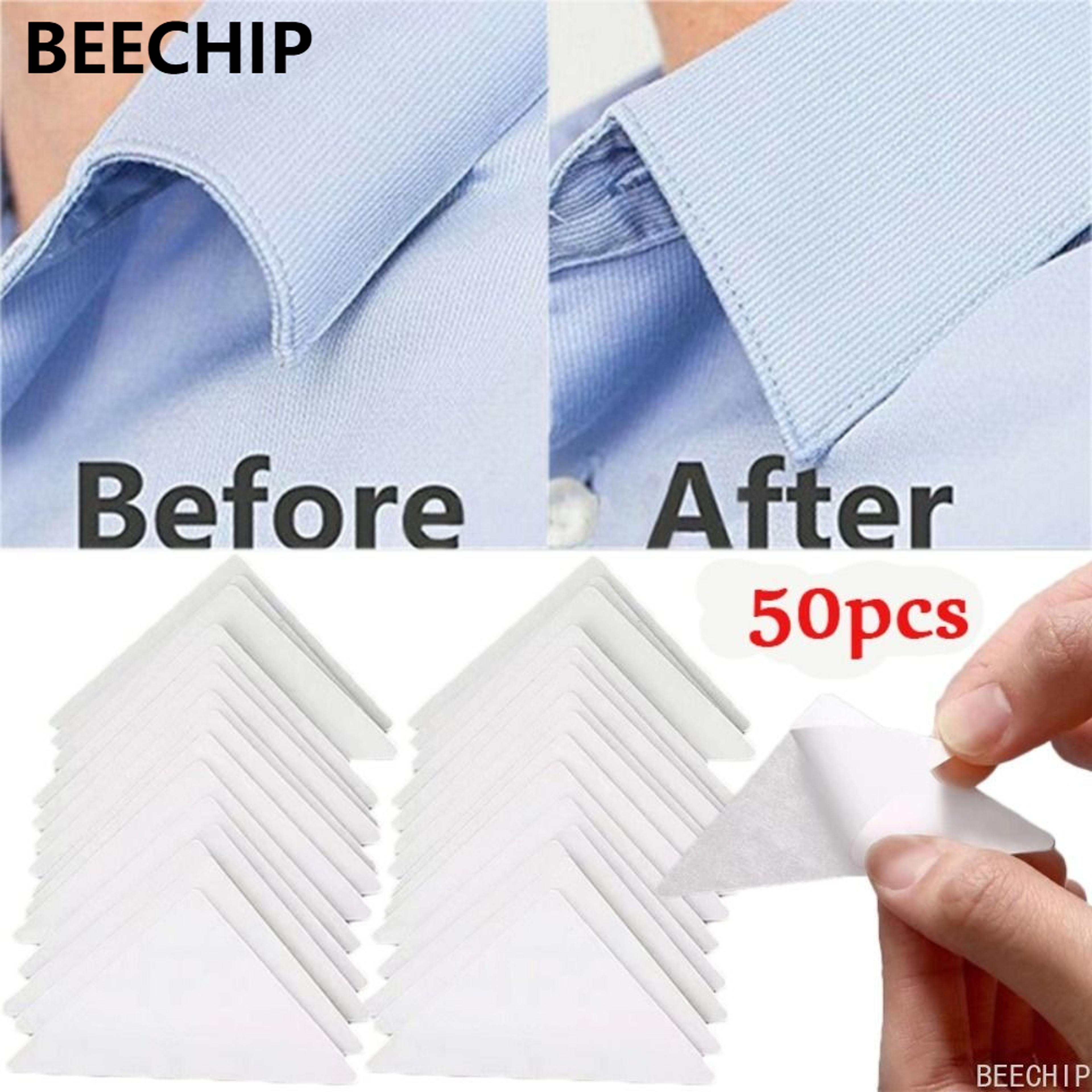invisible shirt collar support pads self adhesive collar stays for crisp professional styling