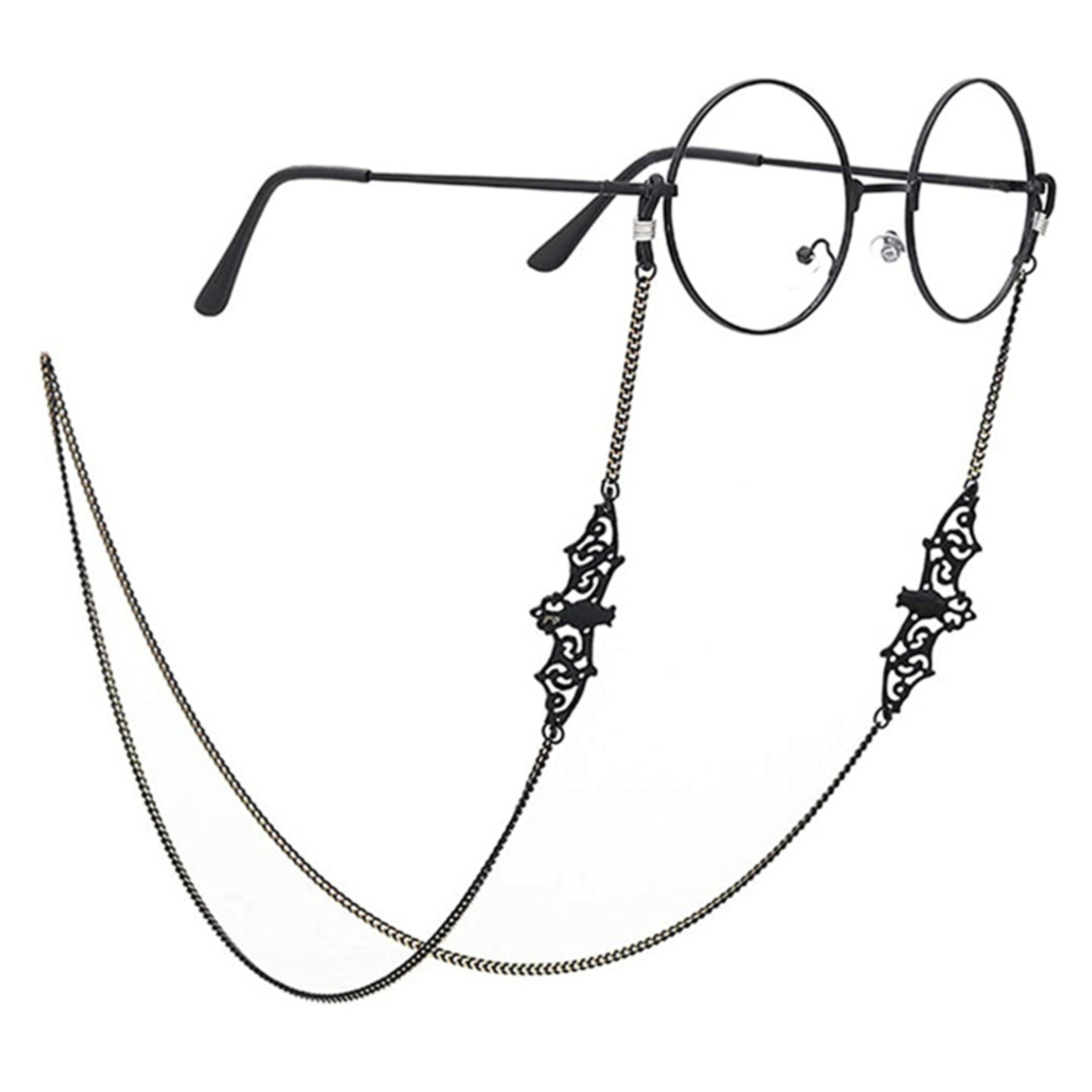 bat charm eyeglass chain necklace stylish glasses chain for sunglasses & eyewear