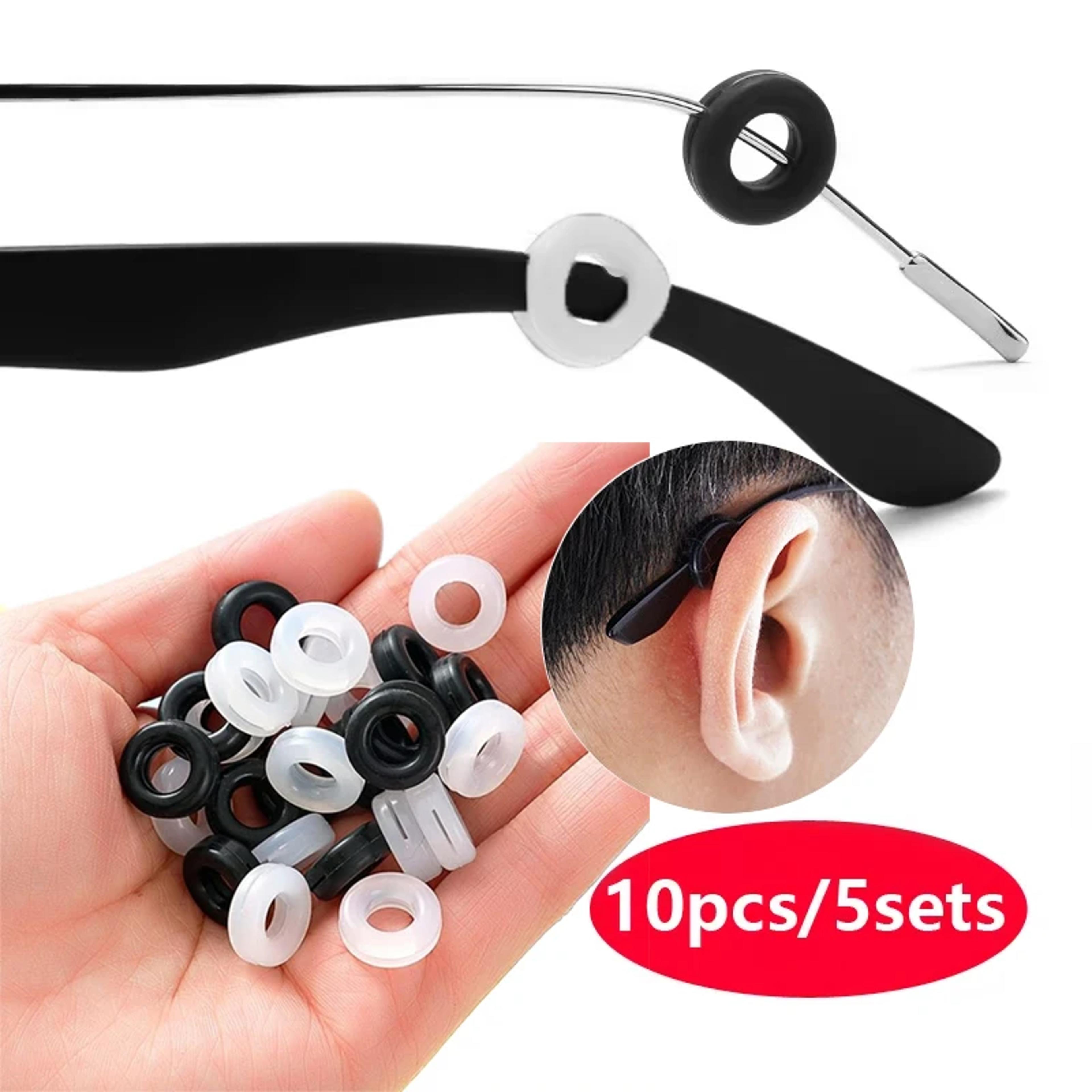 anti slip silicone eyeglass ear grips comfort ear hooks for secure glasses fit