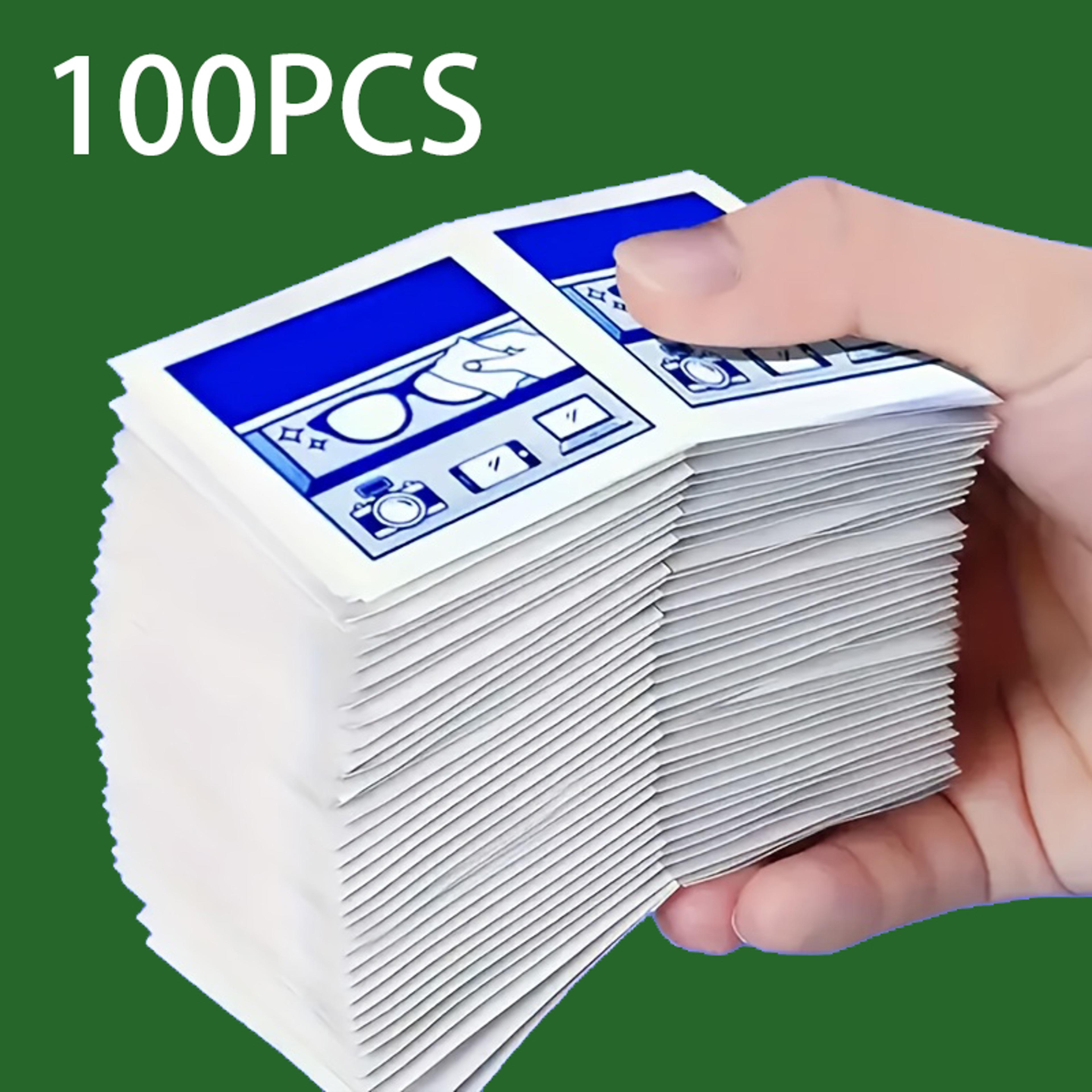 individually wrapped eyeglass cleaning wipes & screen cleaner for glasses, phones & tablets