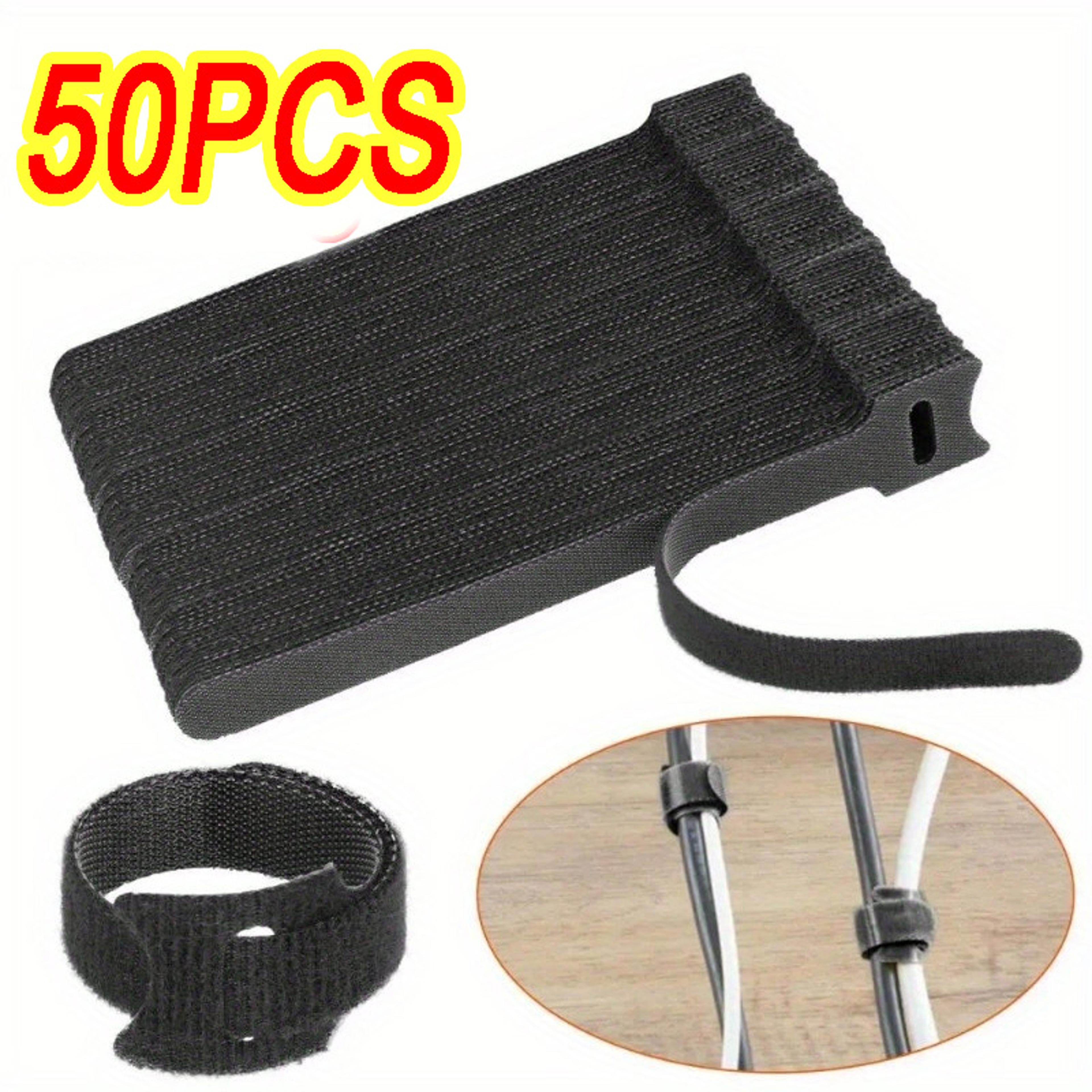 reusable cable organizer straps for wire management and cord storage