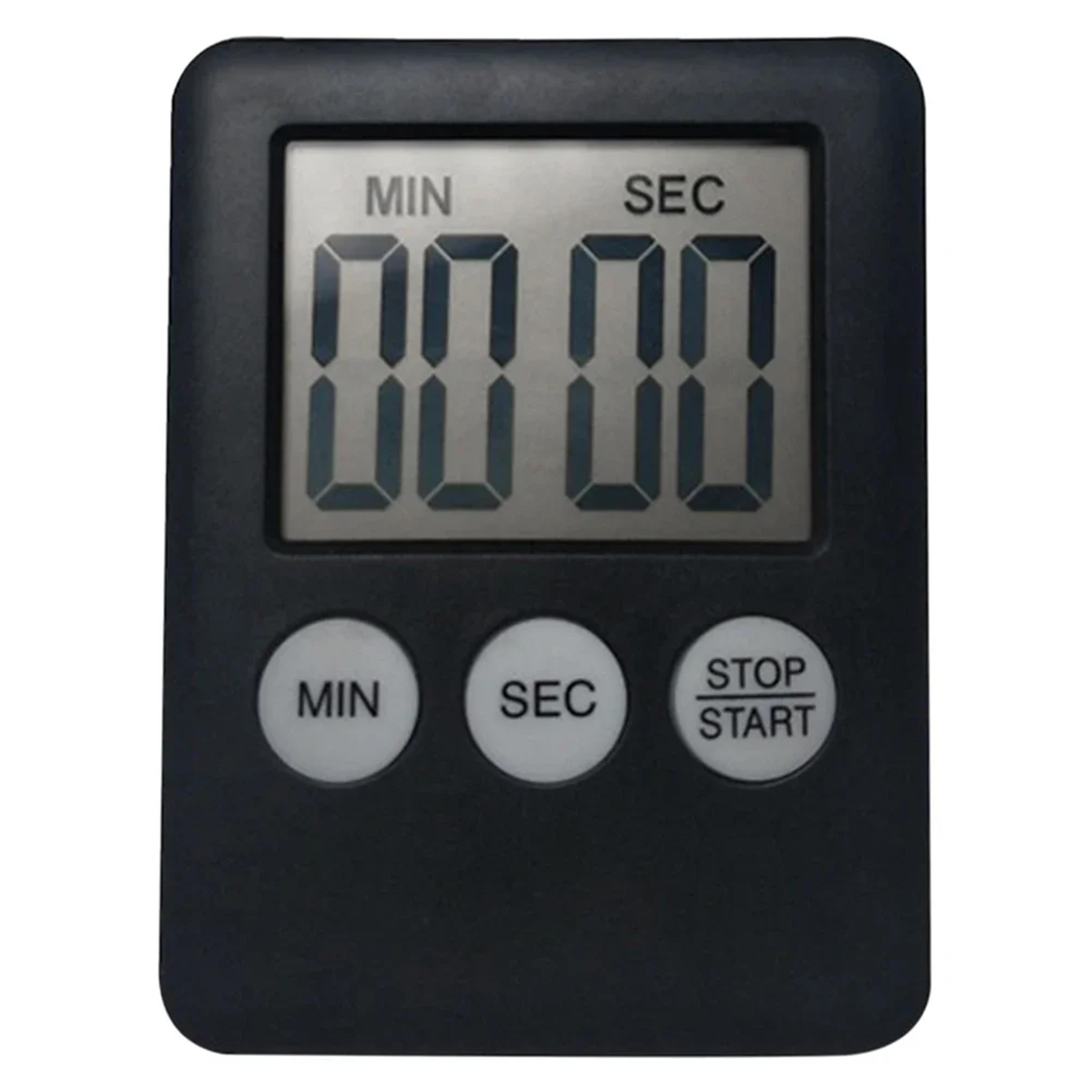 mini digital kitchen timer with lcd display magnetic stopwatch for cooking, baking & exercise