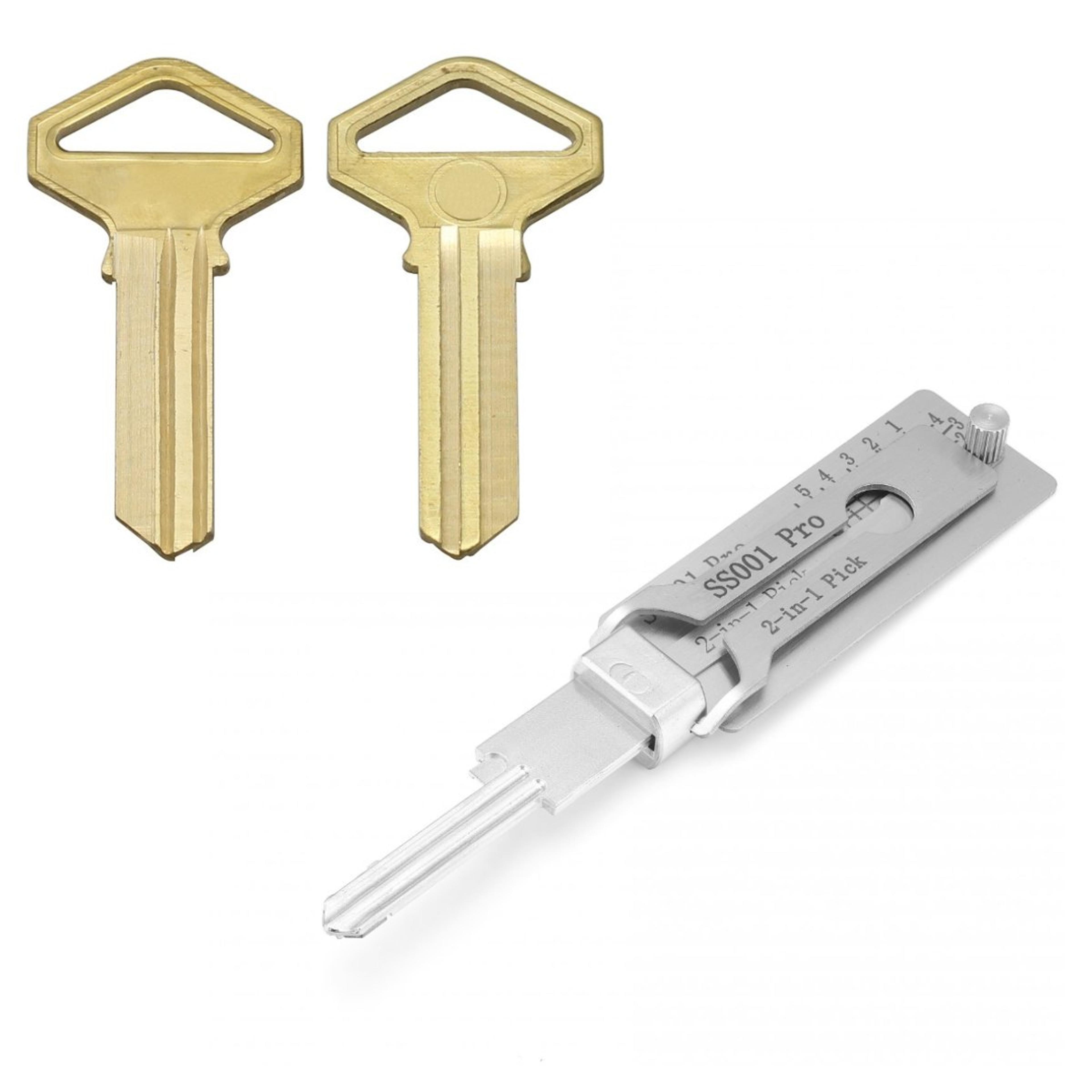 precision lock pick & key decoder set professional locksmith tools for repair