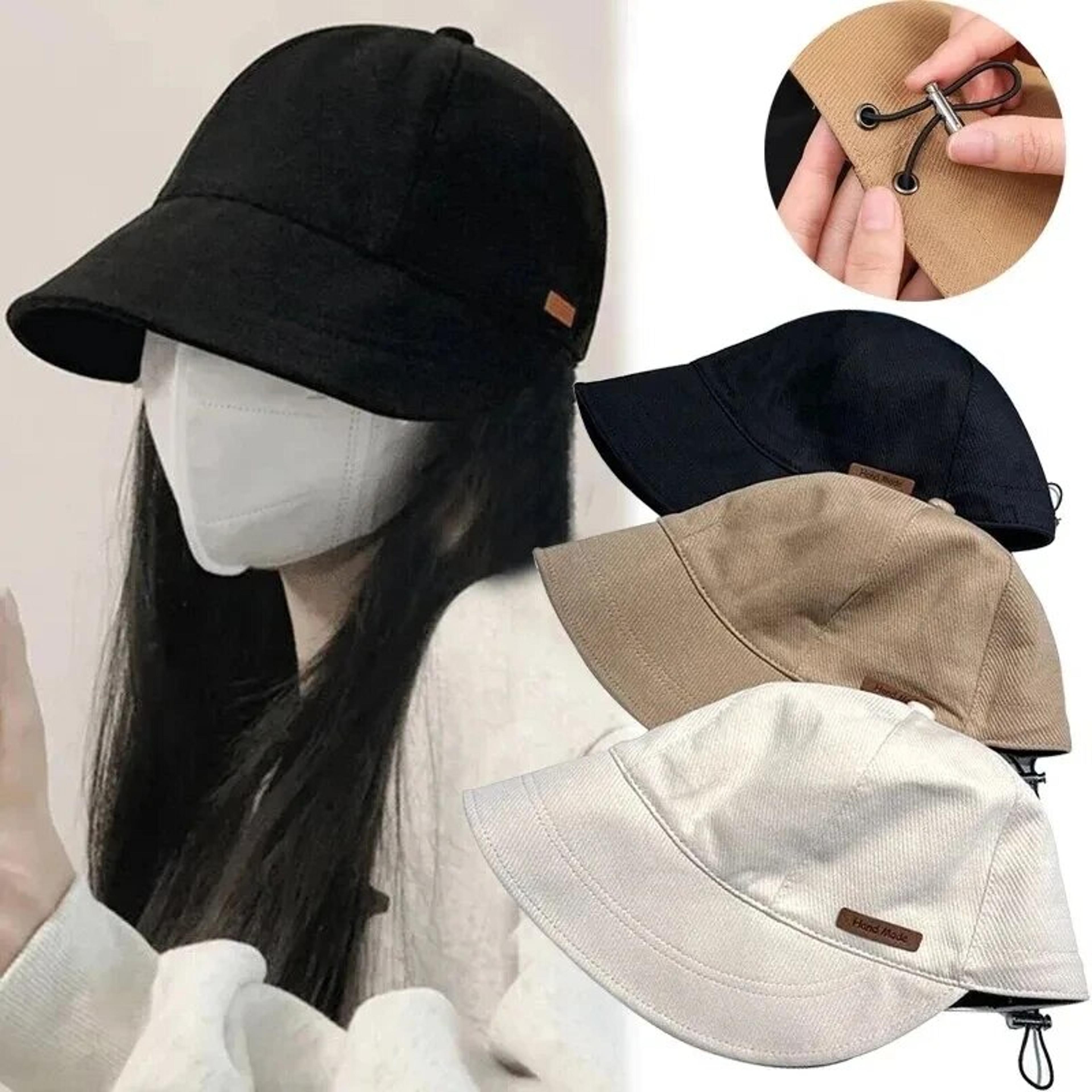 womens foldable cotton sun hat wide brim uv protection bucket hat for beach & outdoor