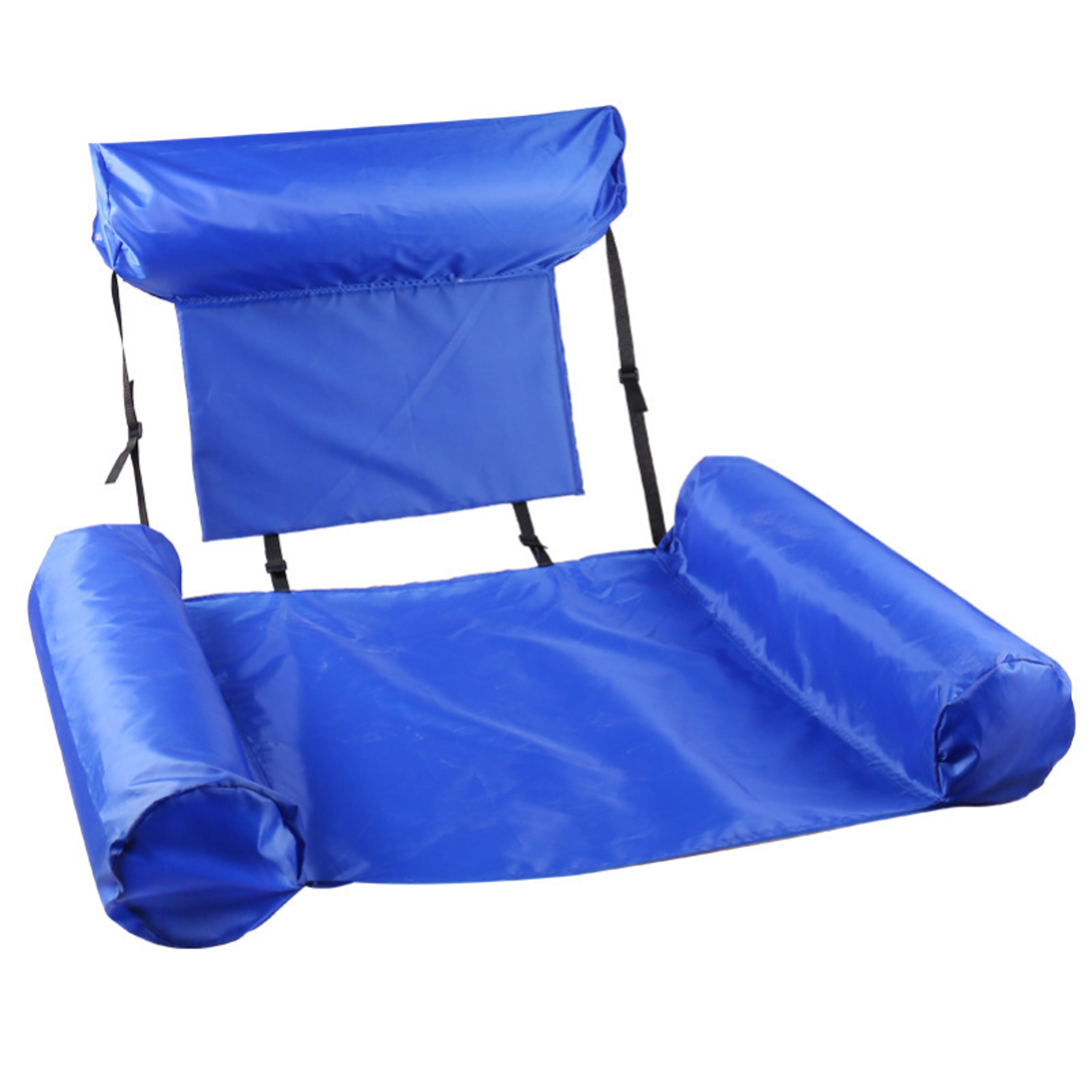 aqua cloud double backrest floating hammock recliner for pool & lake relaxation