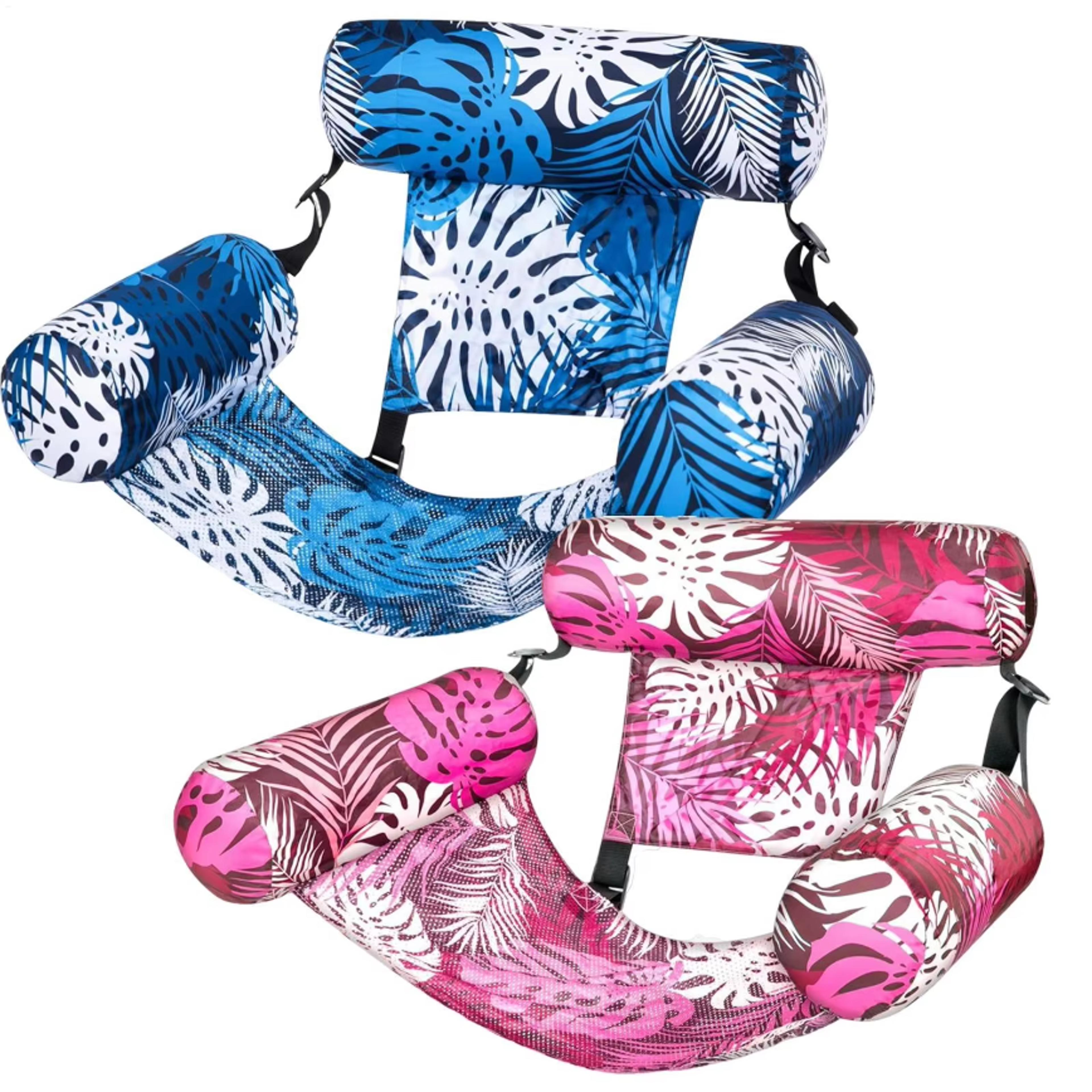 aqua cloud foldable pool hammock float chair for adults with mesh reclining water lounge