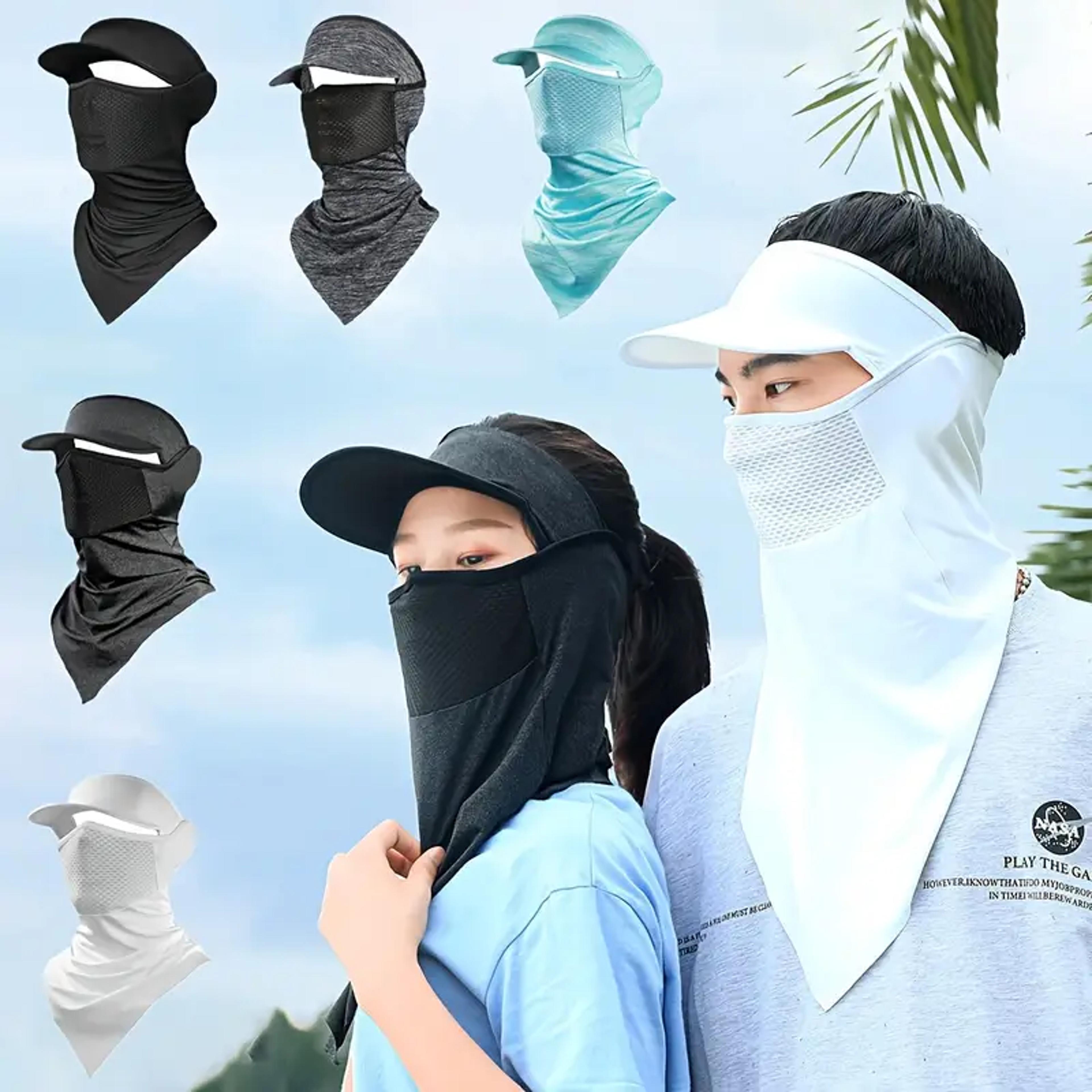 uv protection neck flap sun hat for fishing & hiking outdoor sun cap rain shield