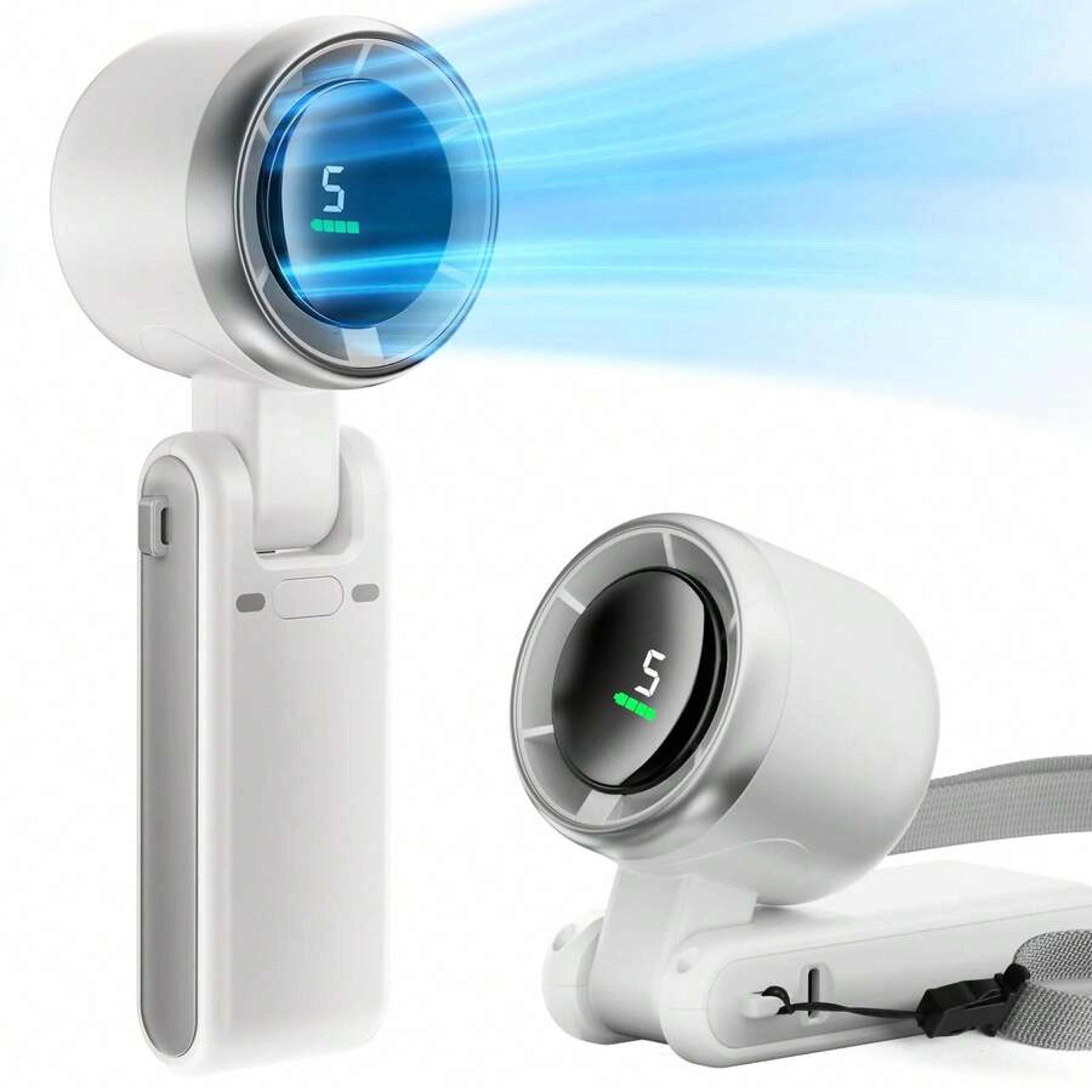 portable foldable turbo handheld mini fan usb rechargeable personal cooling fan