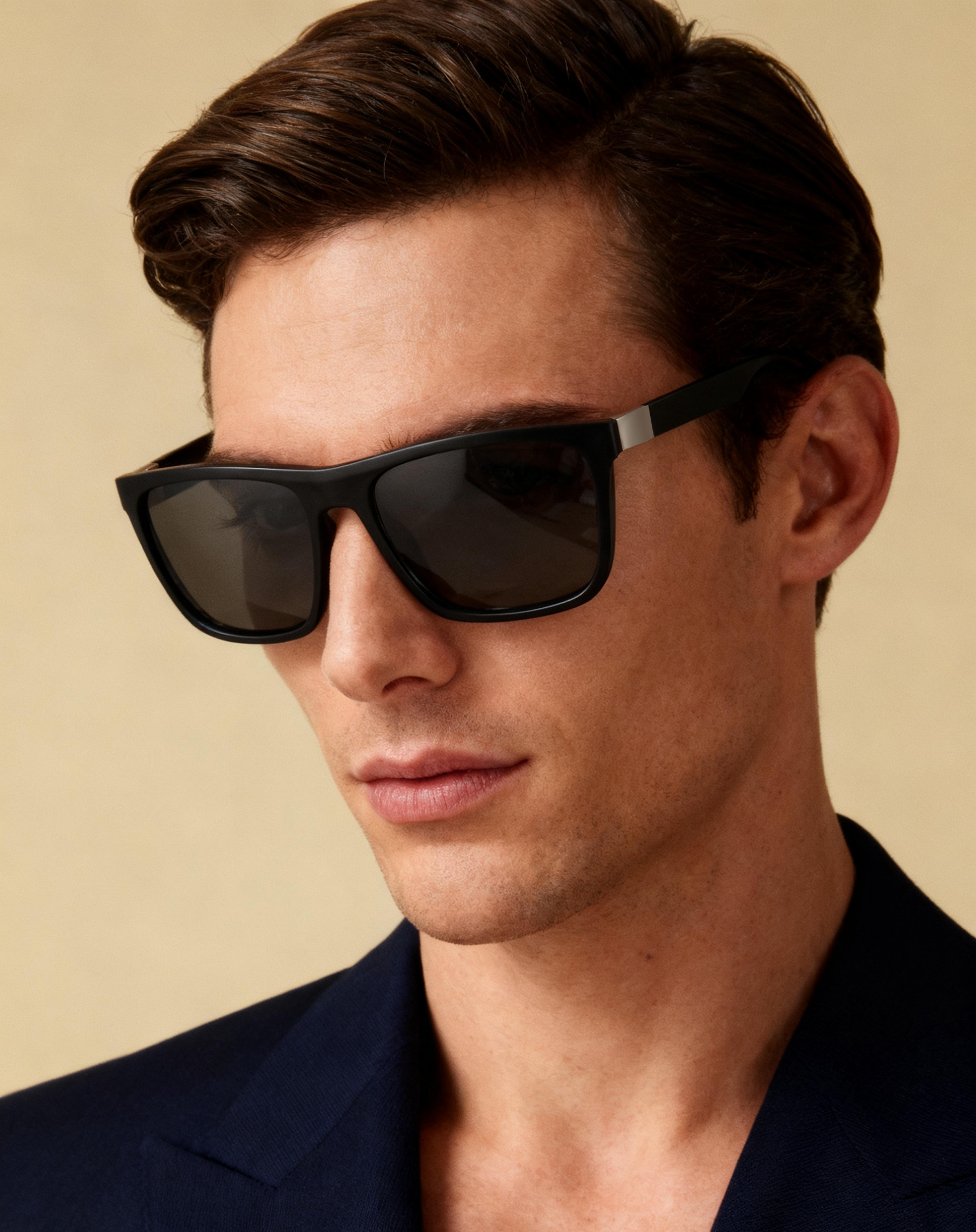 square vintage polarized sports sunglasses for men & women driving fishing cycling